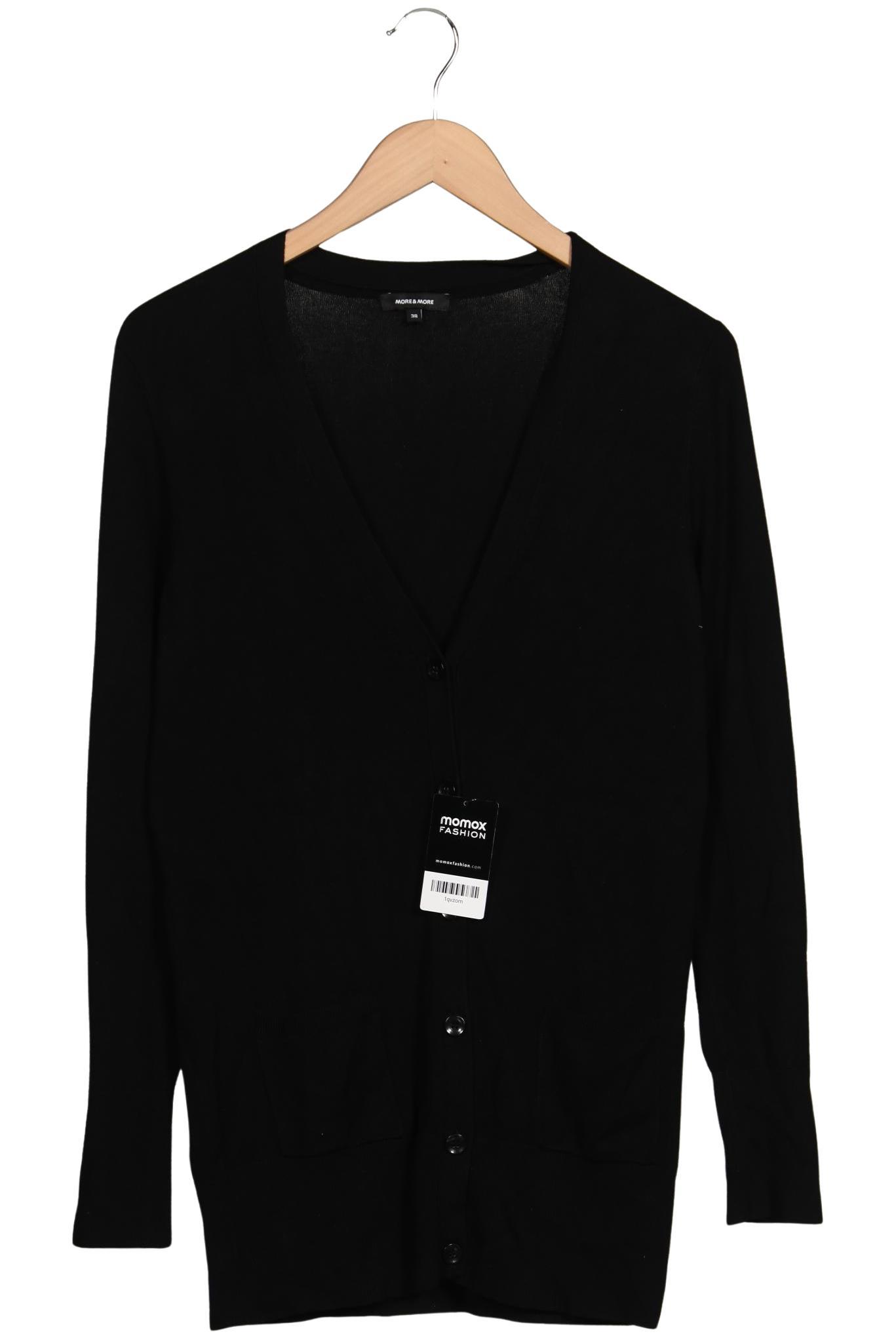 

More & More Damen Strickjacke, schwarz, Gr. 38