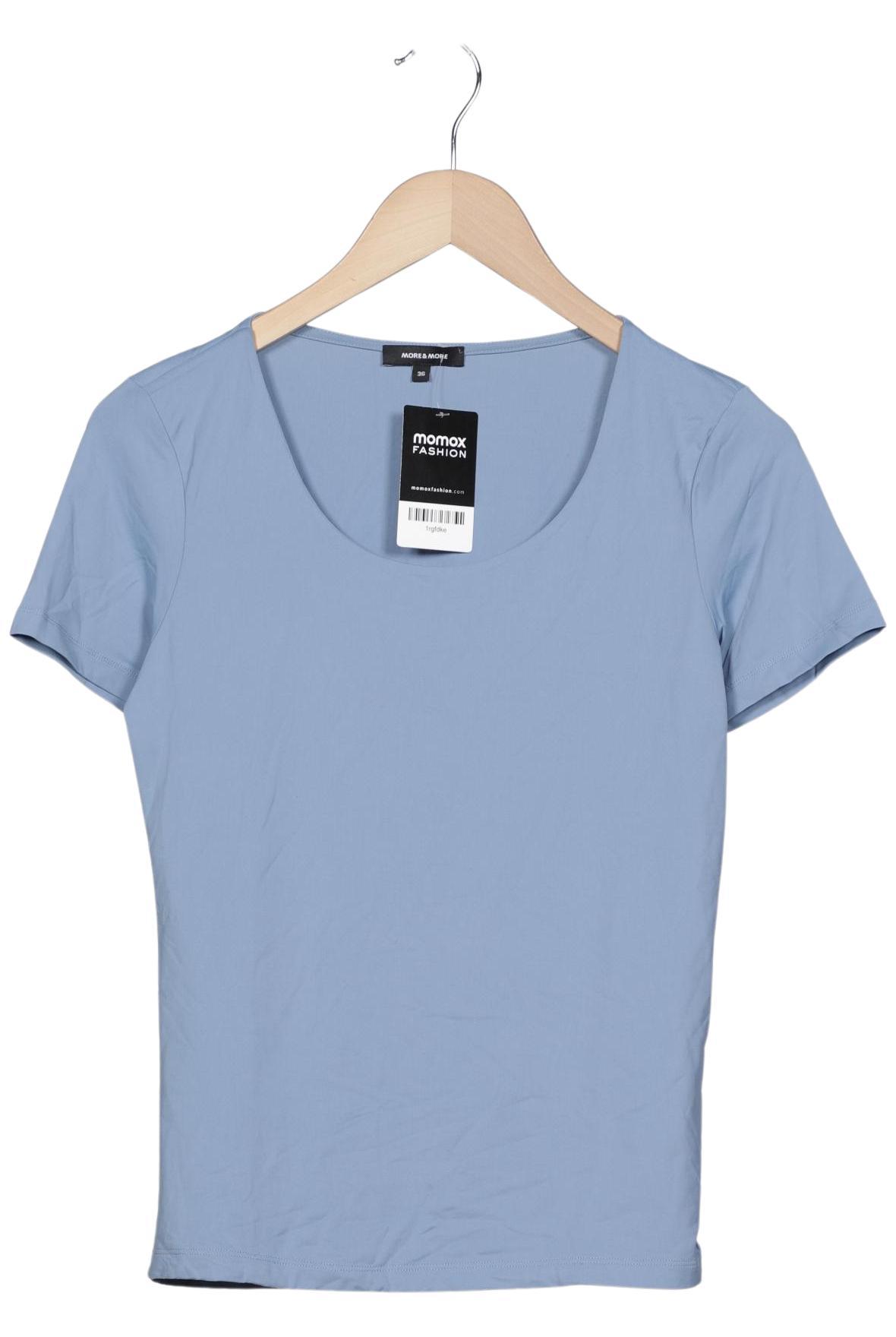 

More & More Damen T-Shirt, blau, Gr. 36