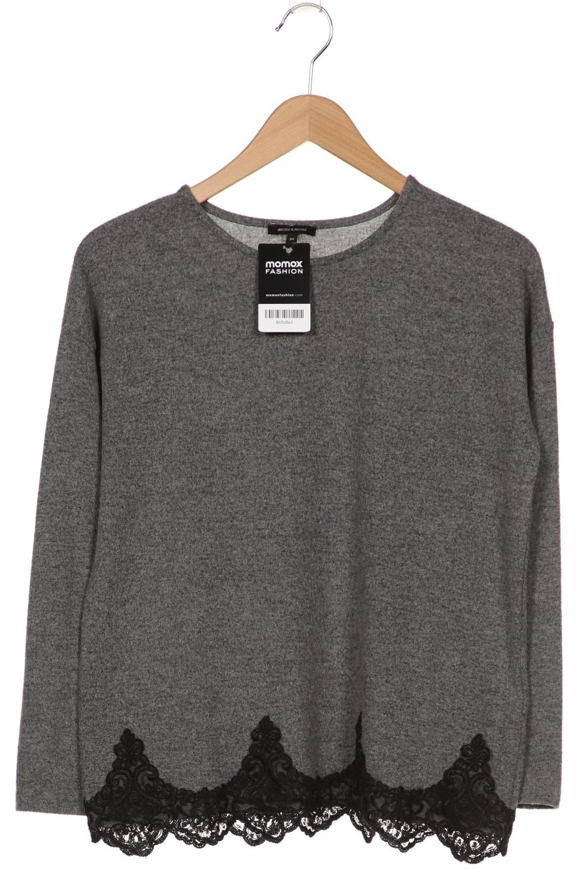 

More & More Damen Pullover, grau, Gr. 34