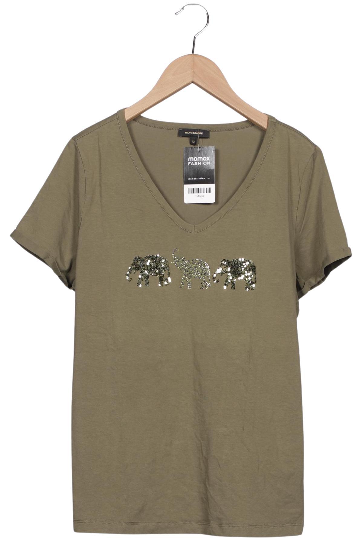

More & More Damen T-Shirt, grün, Gr. 42