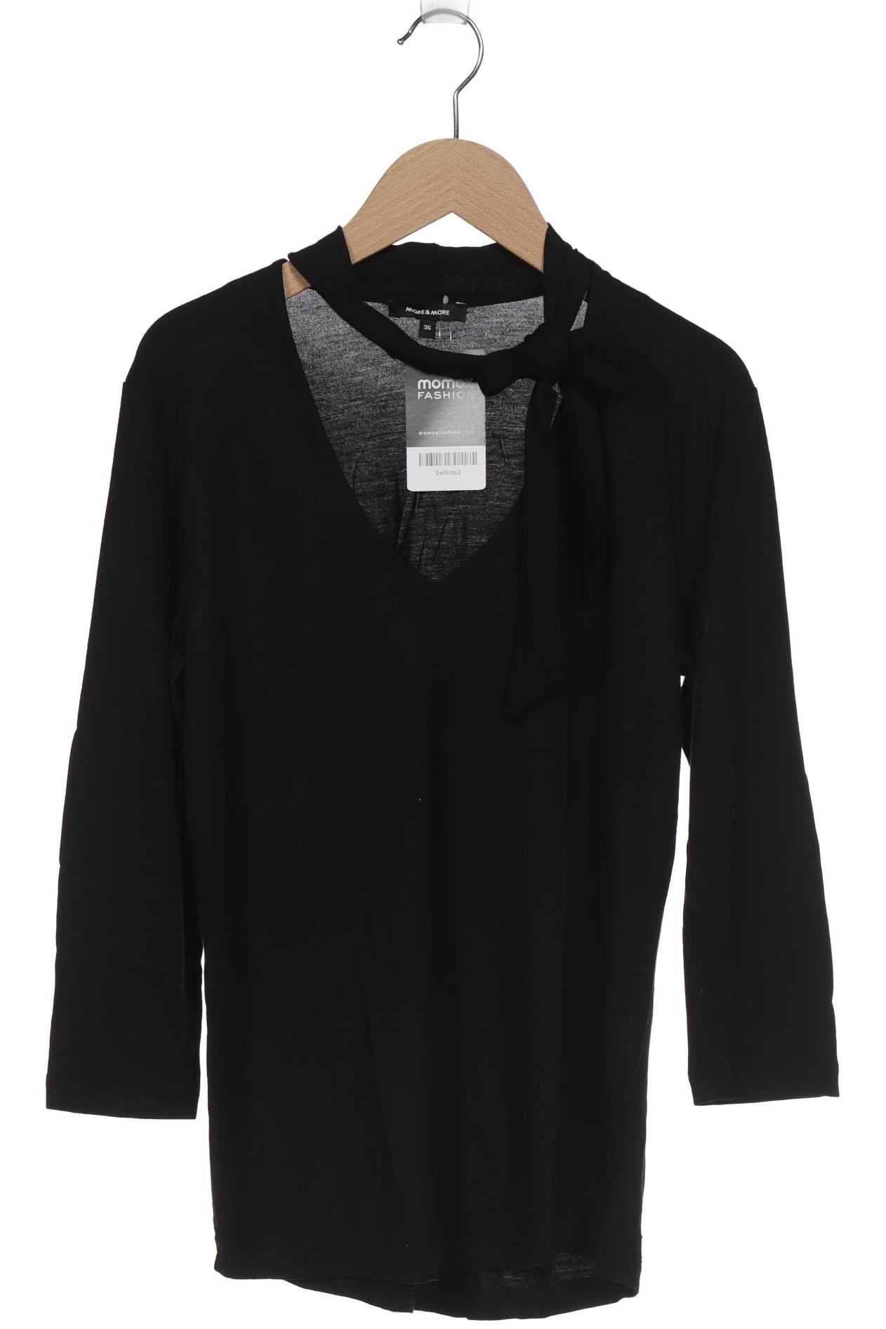 

More & More Damen Langarmshirt, schwarz