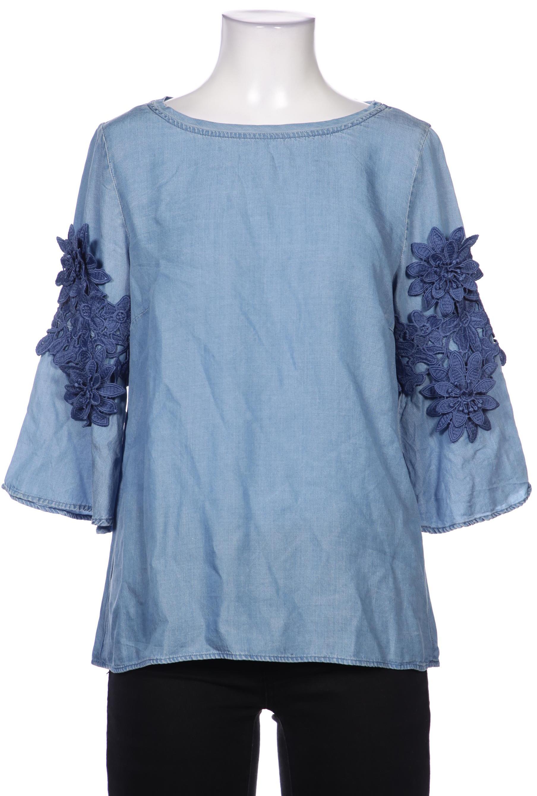 

More & More Damen Bluse, blau, Gr. 36
