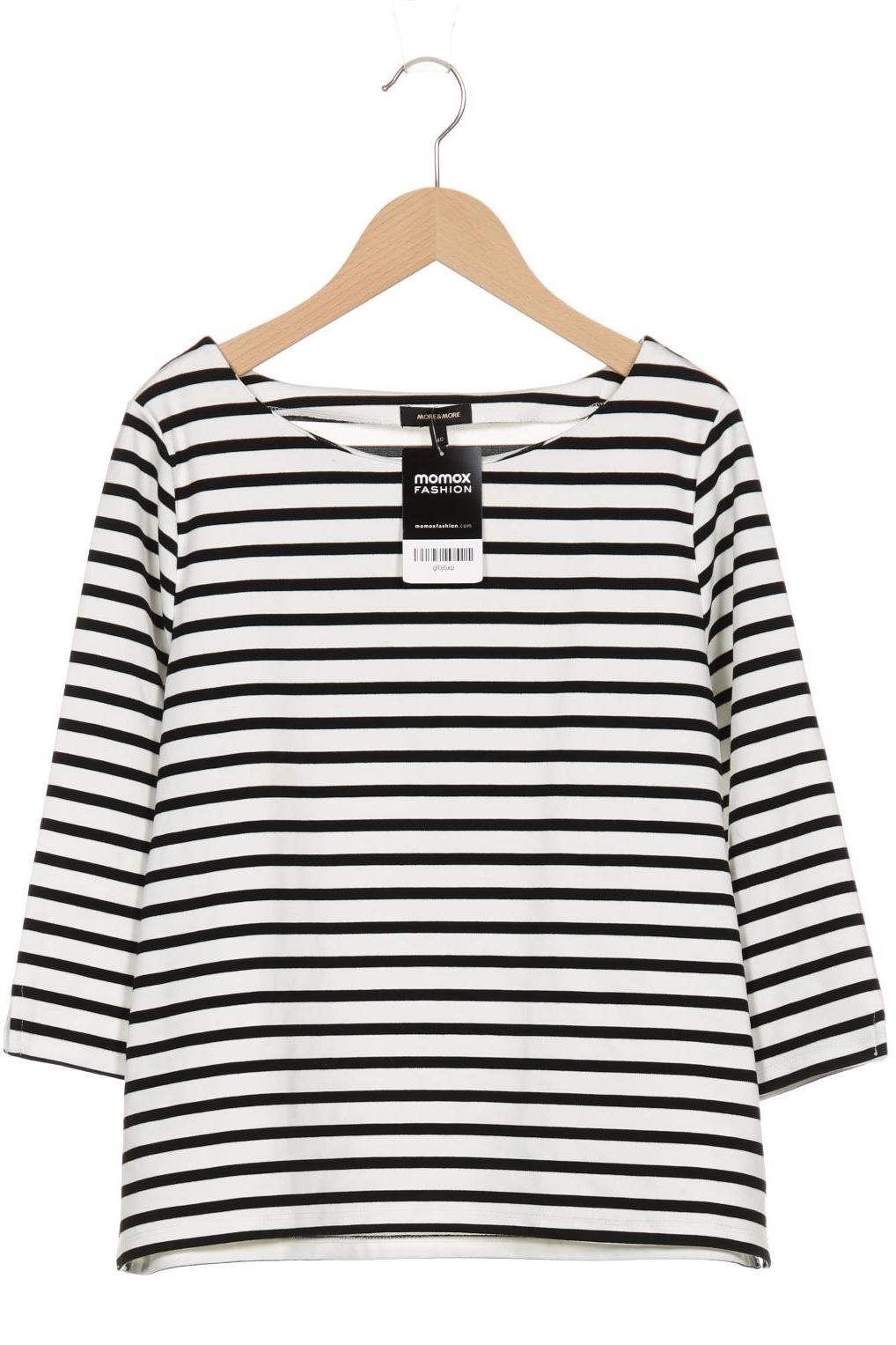 

More & More Damen Langarmshirt, weiß, Gr. 40