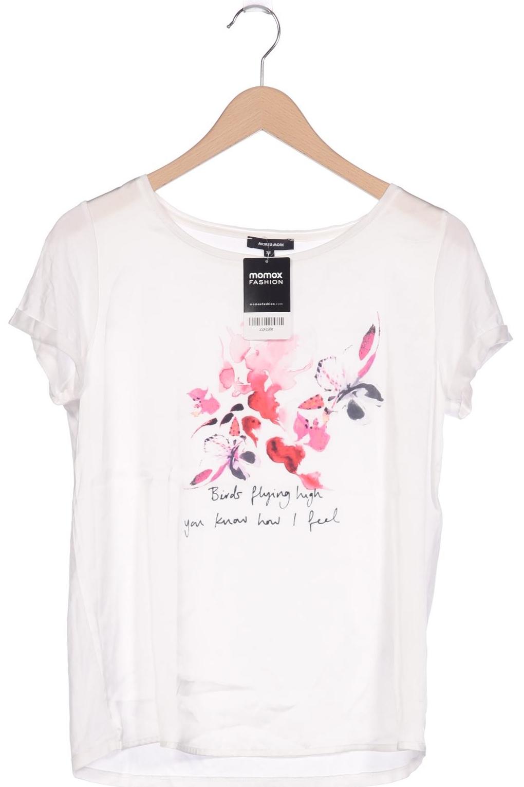 

More & More Damen T-Shirt, weiß, Gr. 38