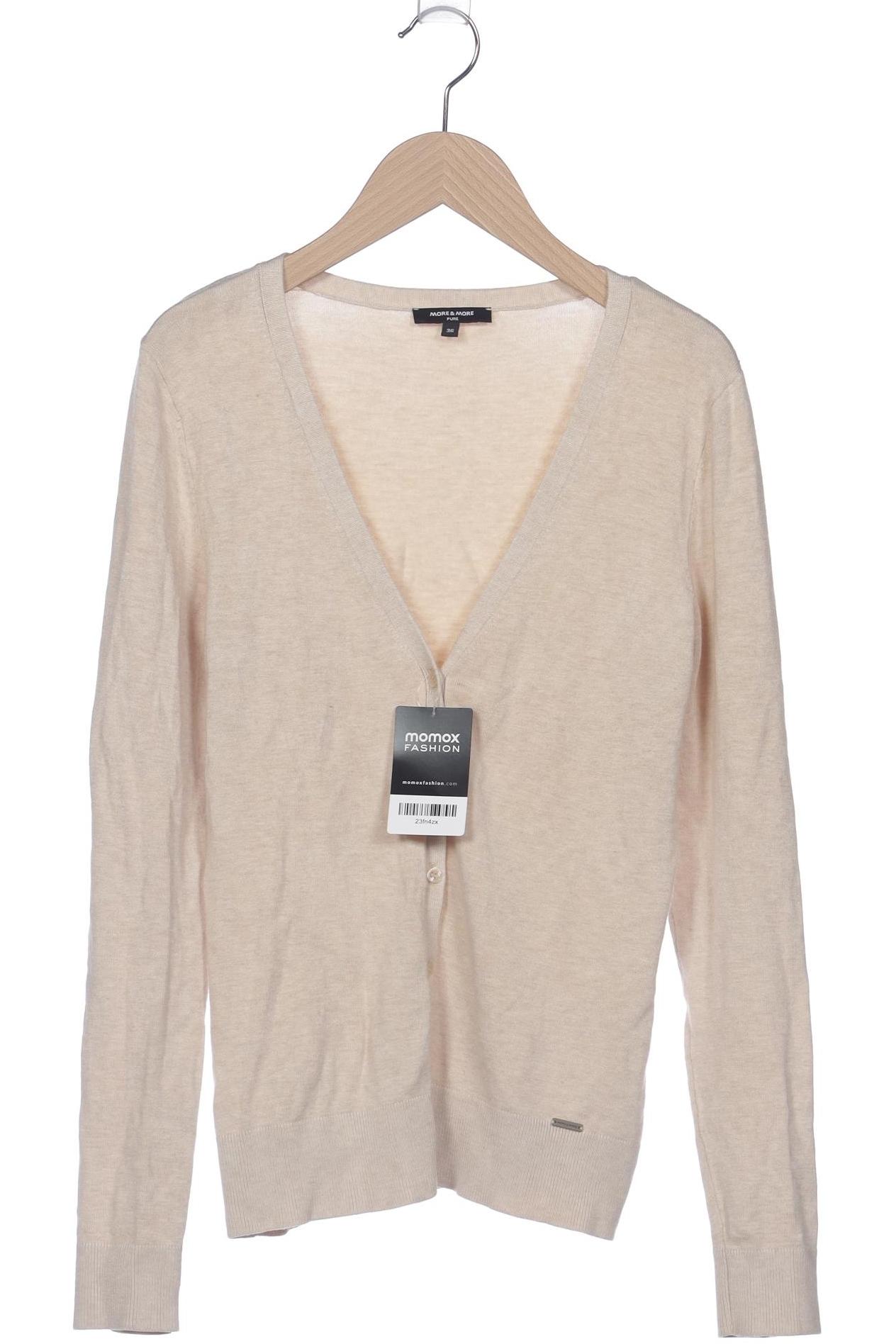 

More & More Damen Strickjacke, cremeweiß, Gr. 36
