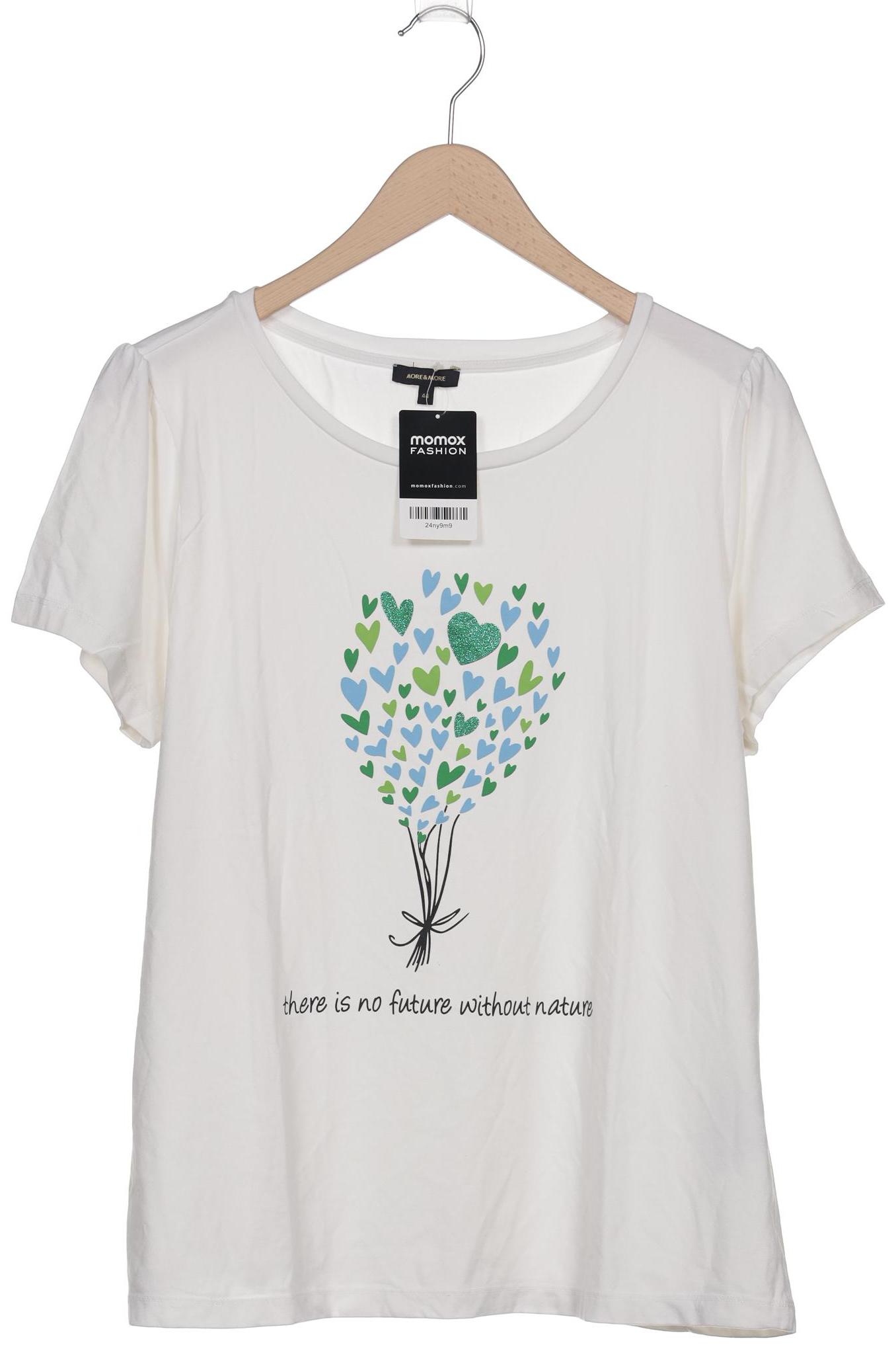 

More & More Damen T-Shirt, weiß, Gr. 44