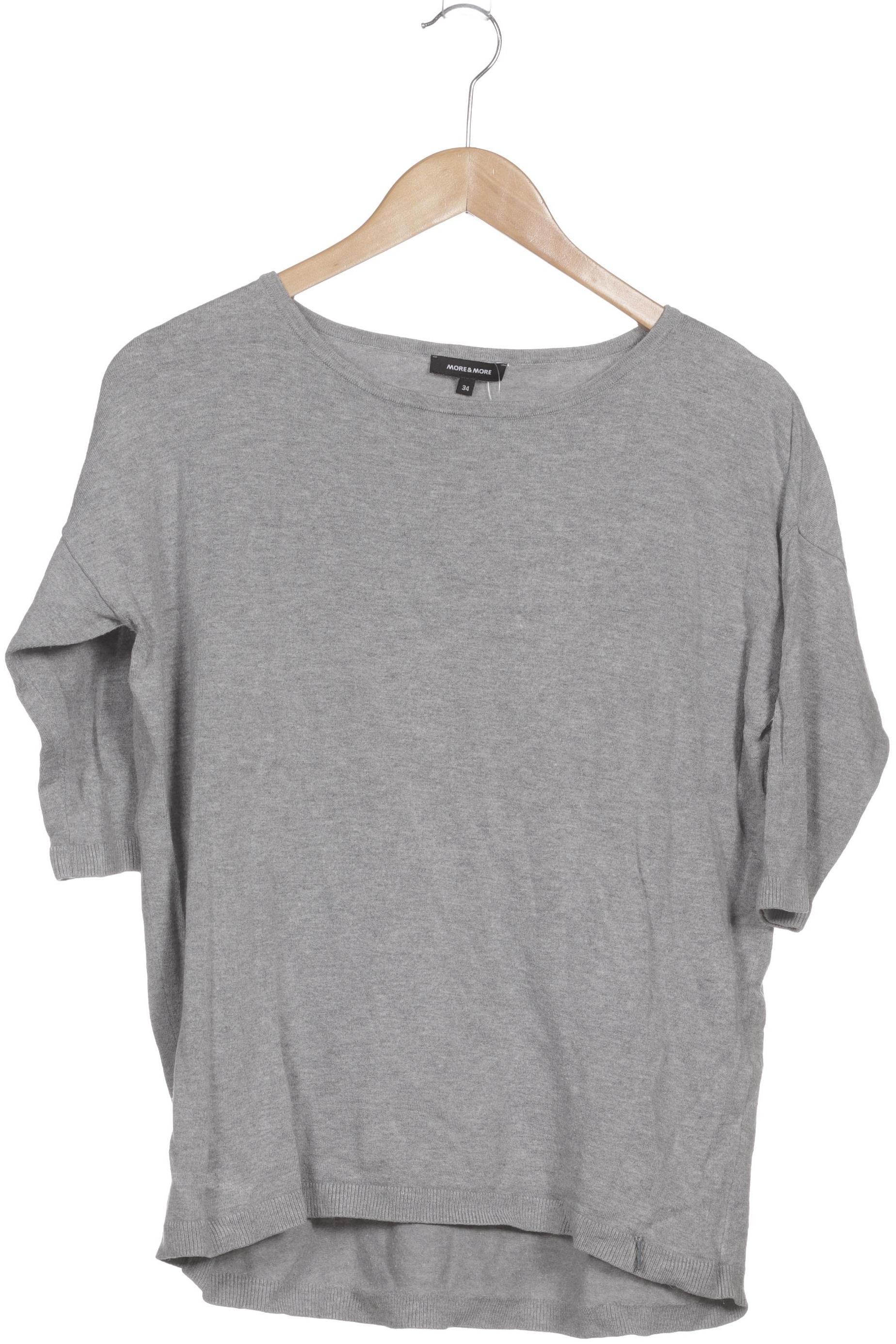 

More & More Damen Pullover, grau, Gr. 34