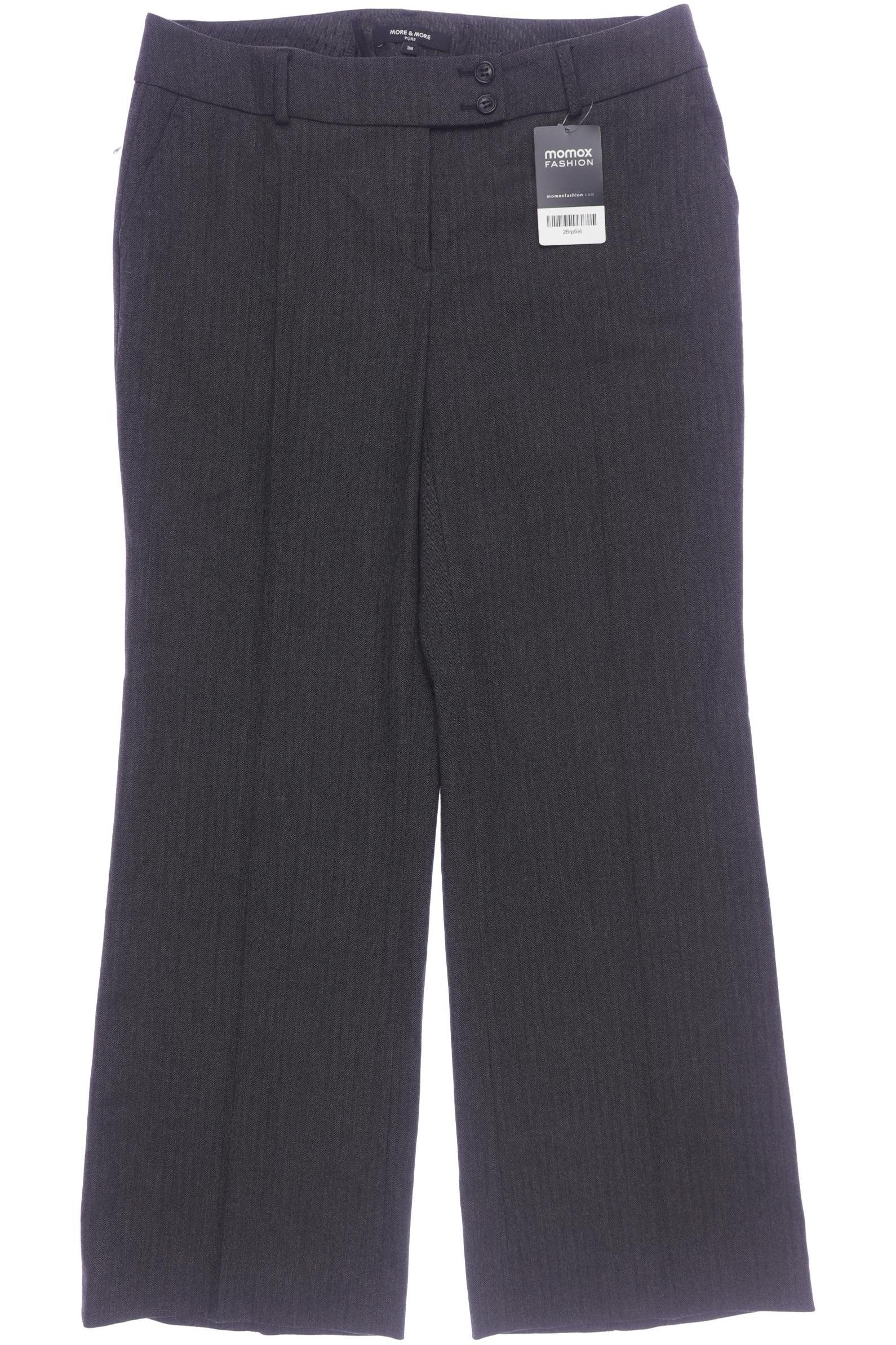 

More & More Damen Stoffhose, grau, Gr. 38