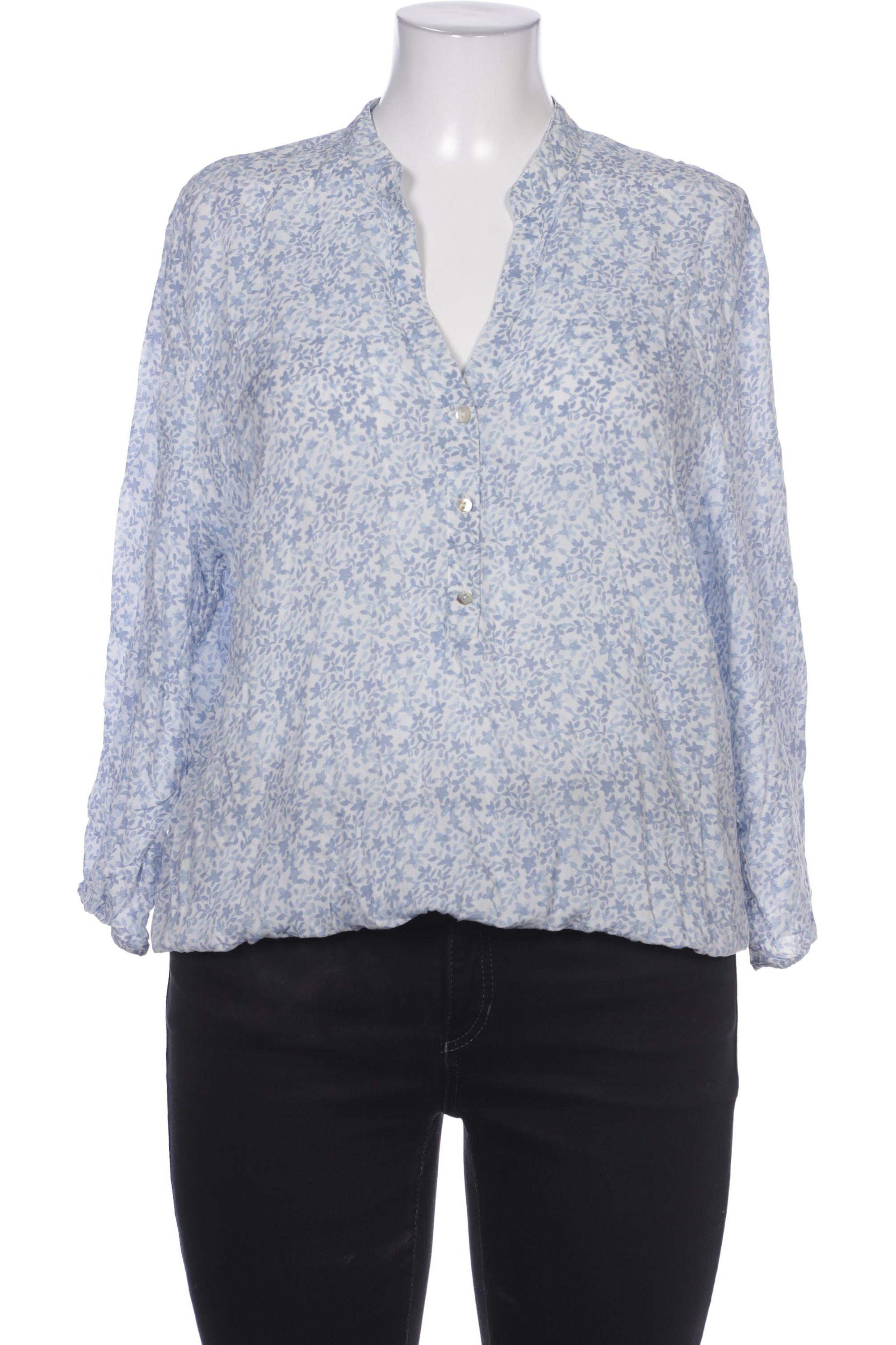 

More & More Damen Bluse, blau, Gr. 46