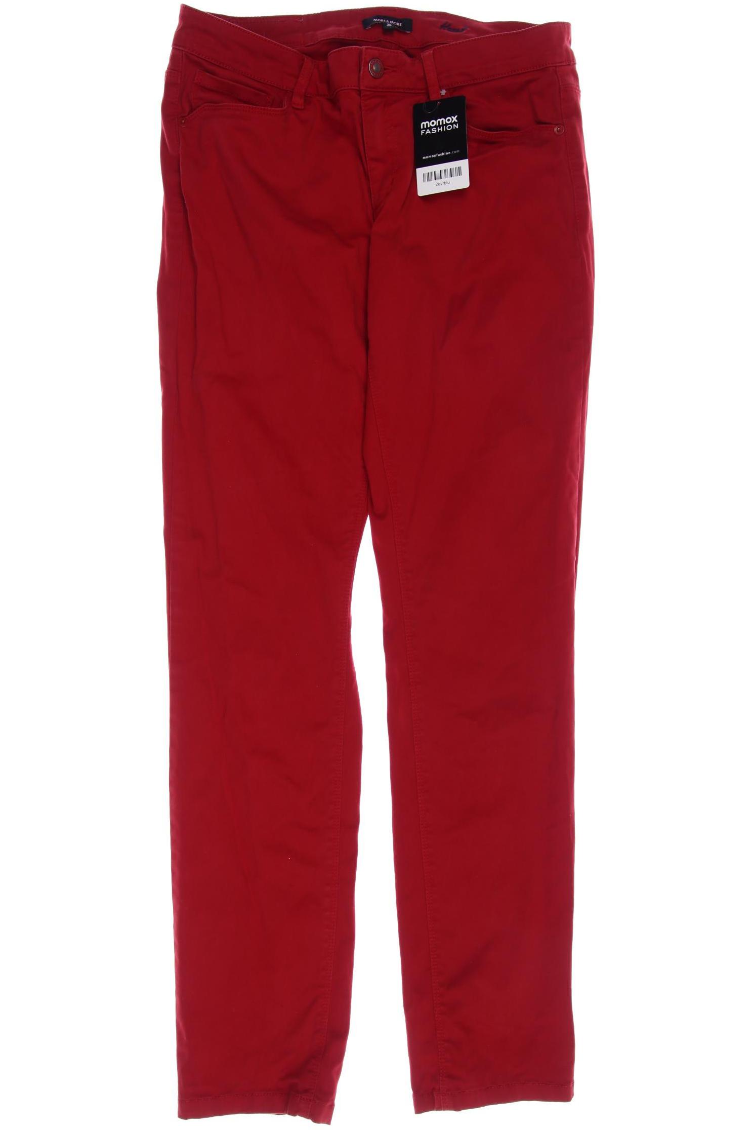 

More & More Damen Jeans, rot