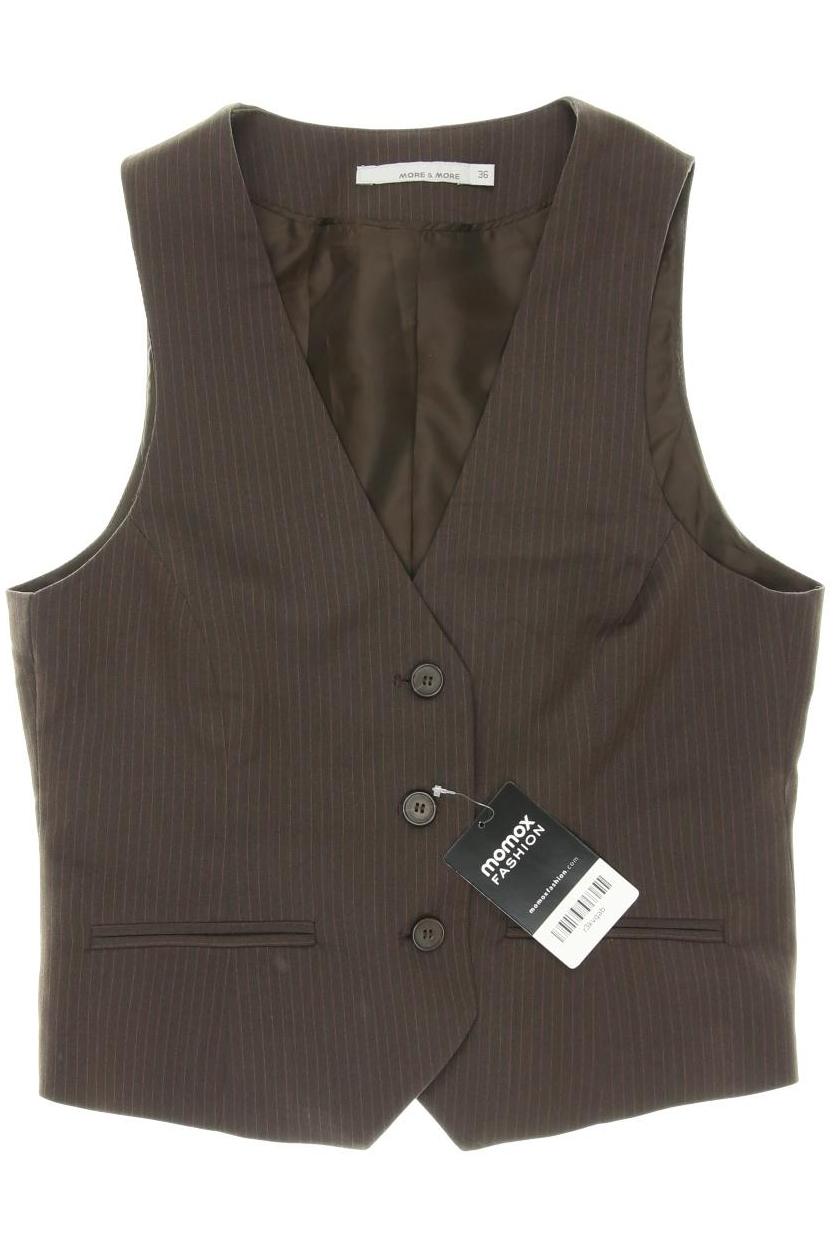 

More & More Damen Weste, braun, Gr. 36