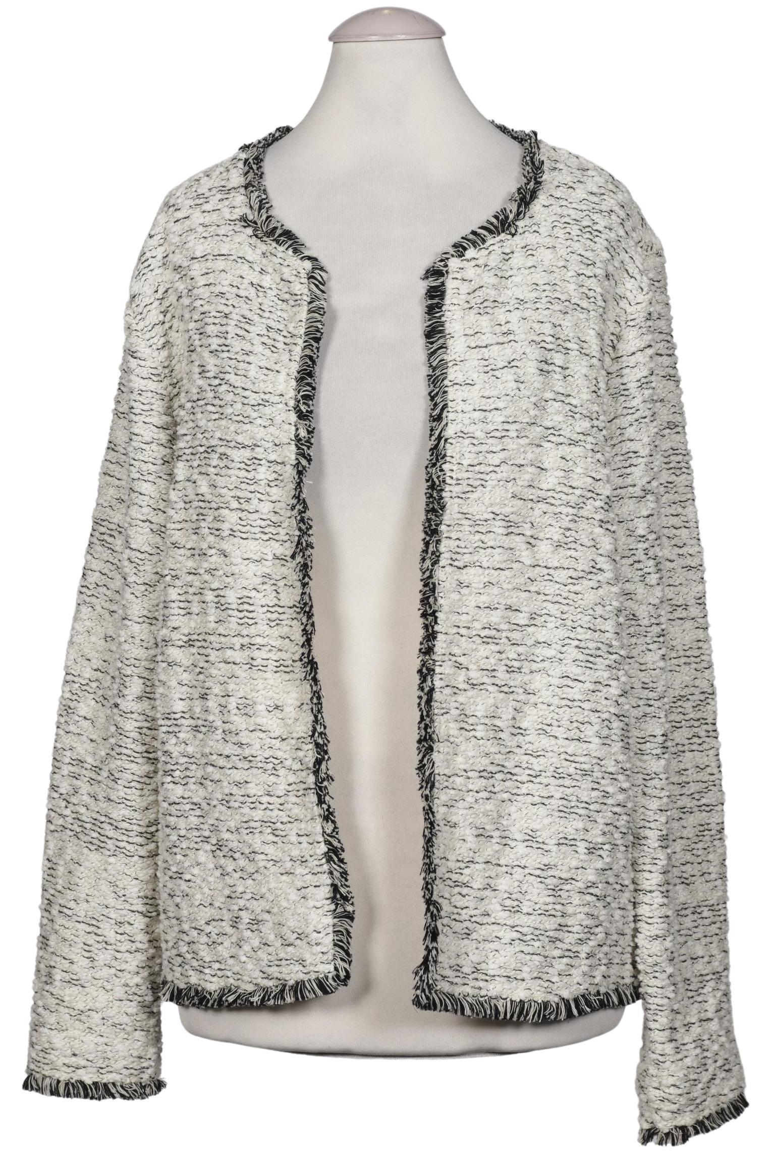 

More & More Damen Strickjacke, weiß, Gr. 38
