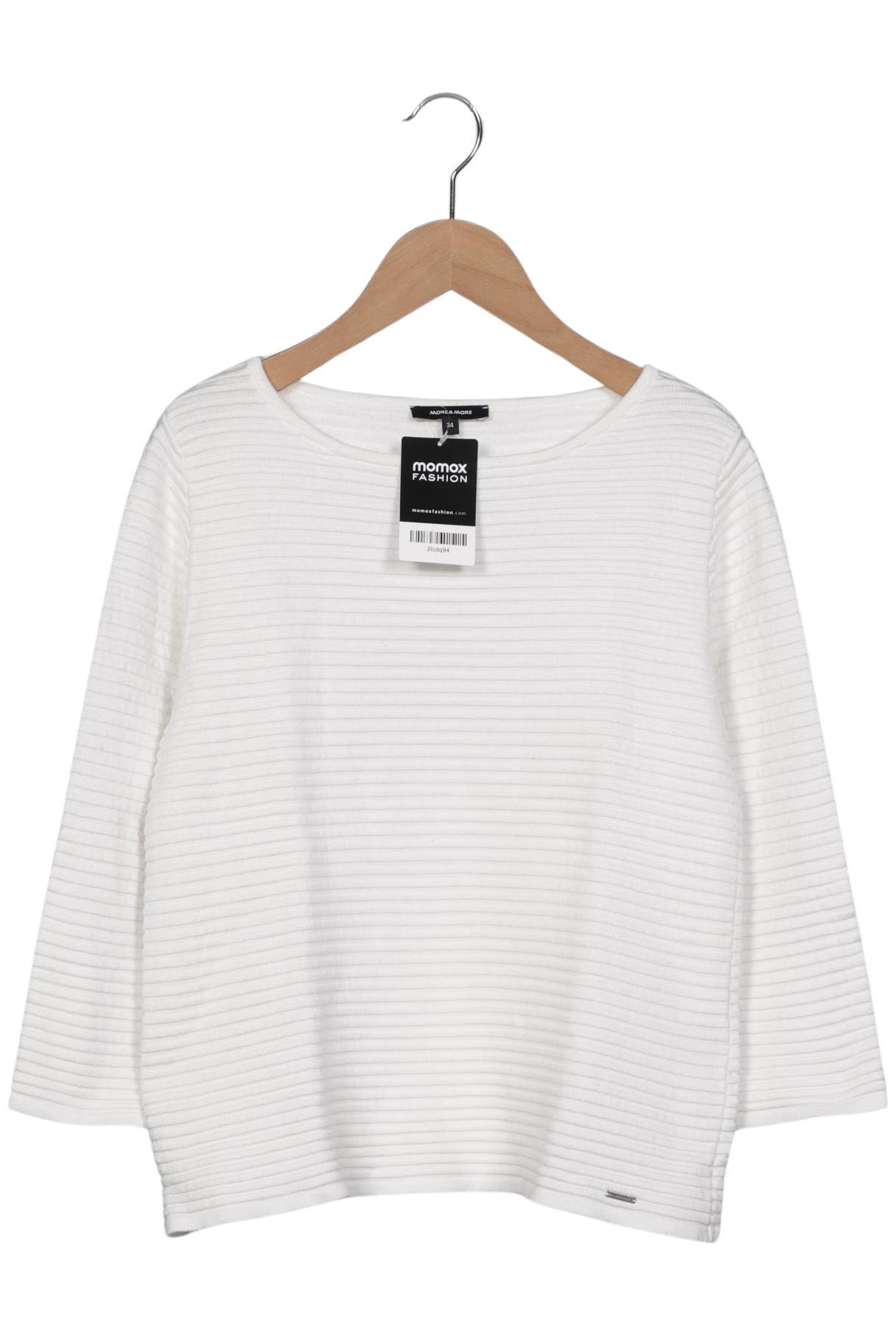 

More & More Damen Pullover, weiß, Gr. 34
