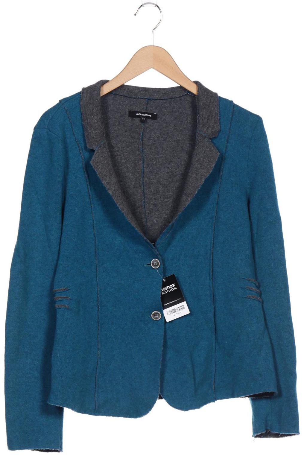 

More & More Damen Strickjacke, blau, Gr. 44