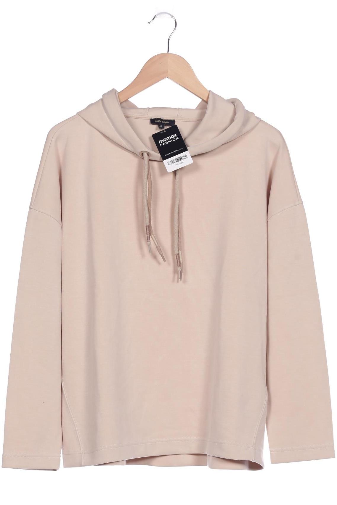 

More & More Damen Kapuzenpullover, beige, Gr. 42
