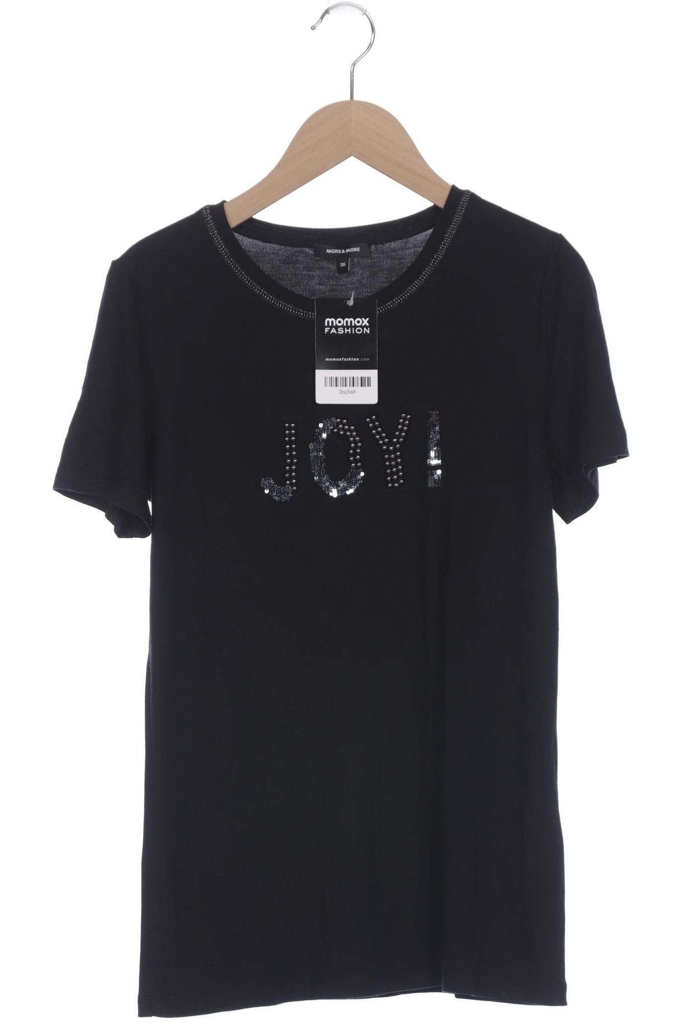 

More & More Damen T-Shirt, schwarz, Gr. 36
