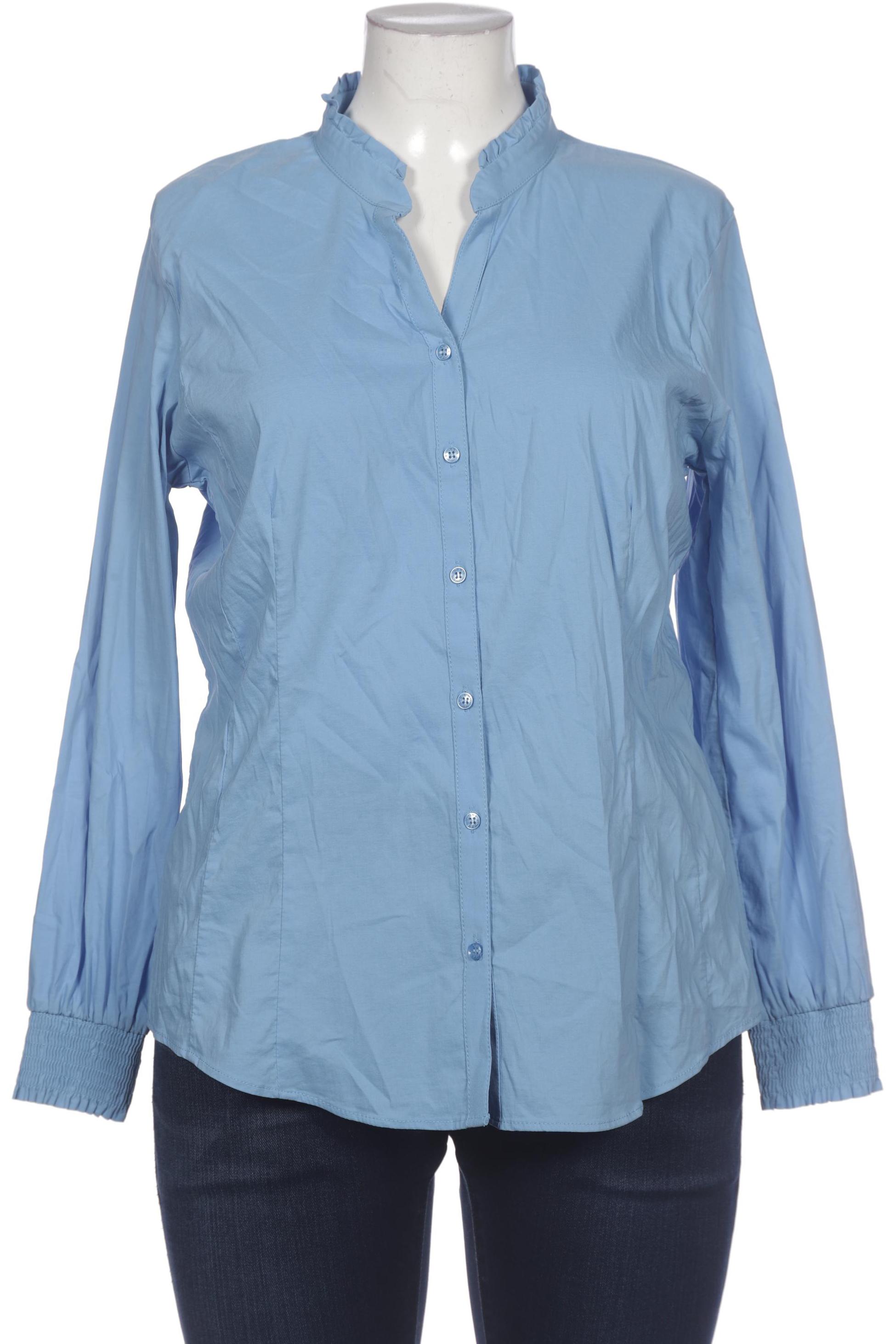 

More & More Damen Bluse, blau, Gr. 46