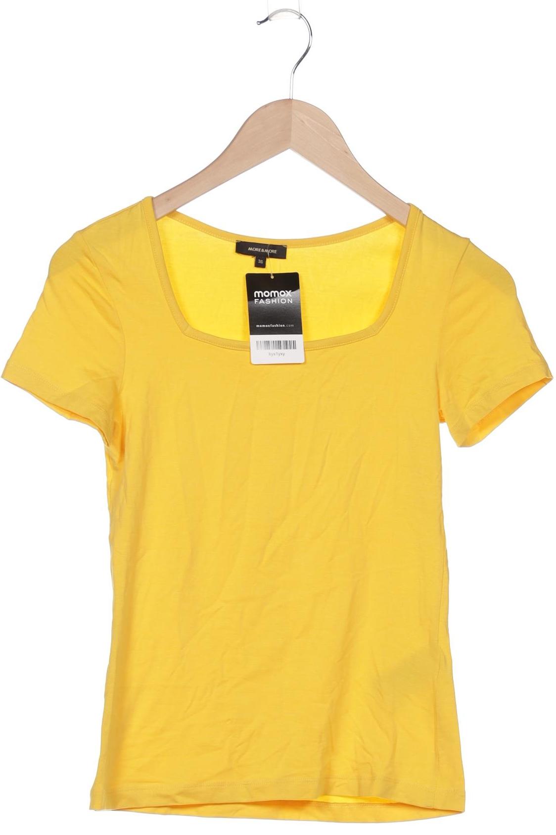 

More & More Damen T-Shirt, gelb, Gr. 36