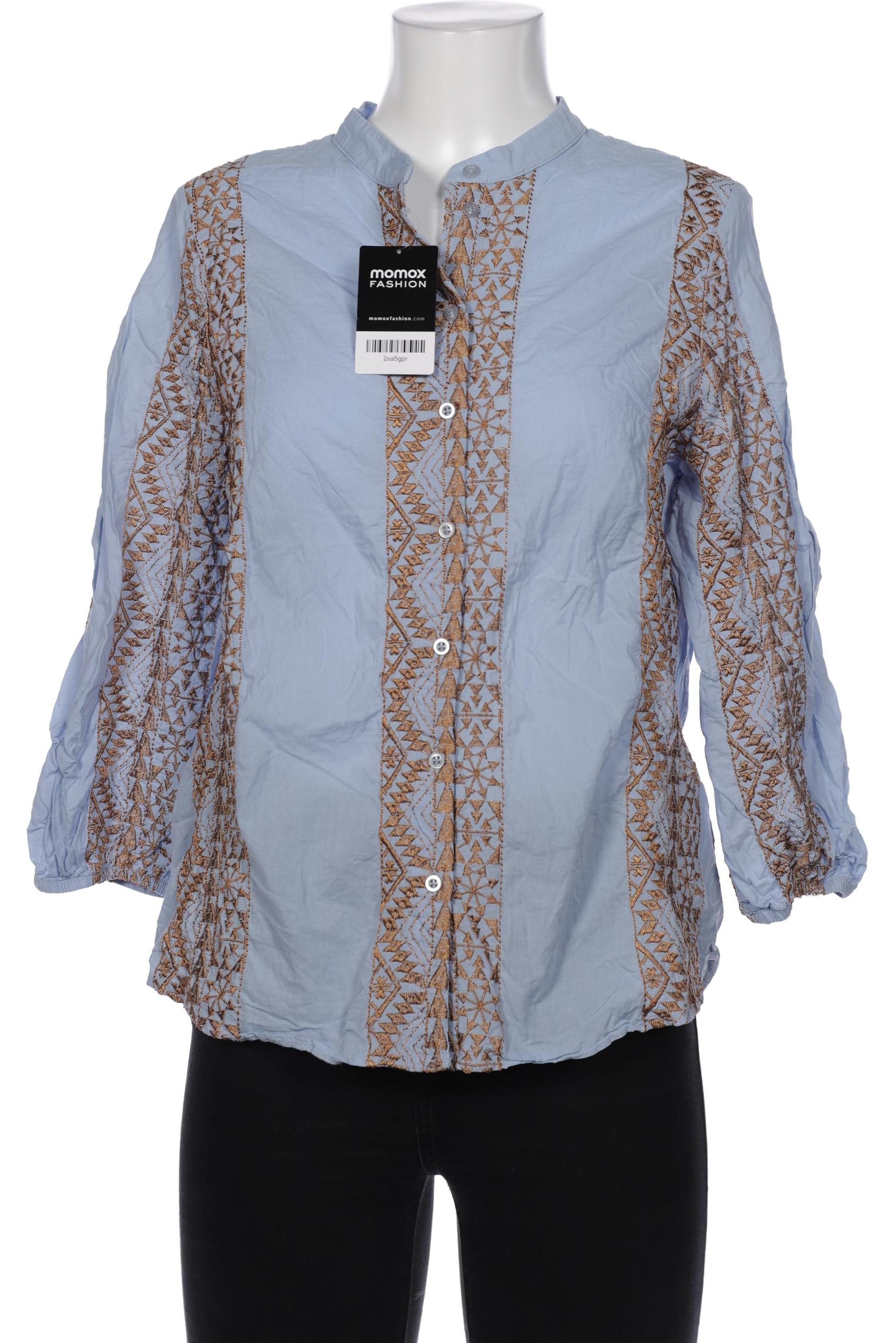 

More & More Damen Bluse, blau, Gr. 40