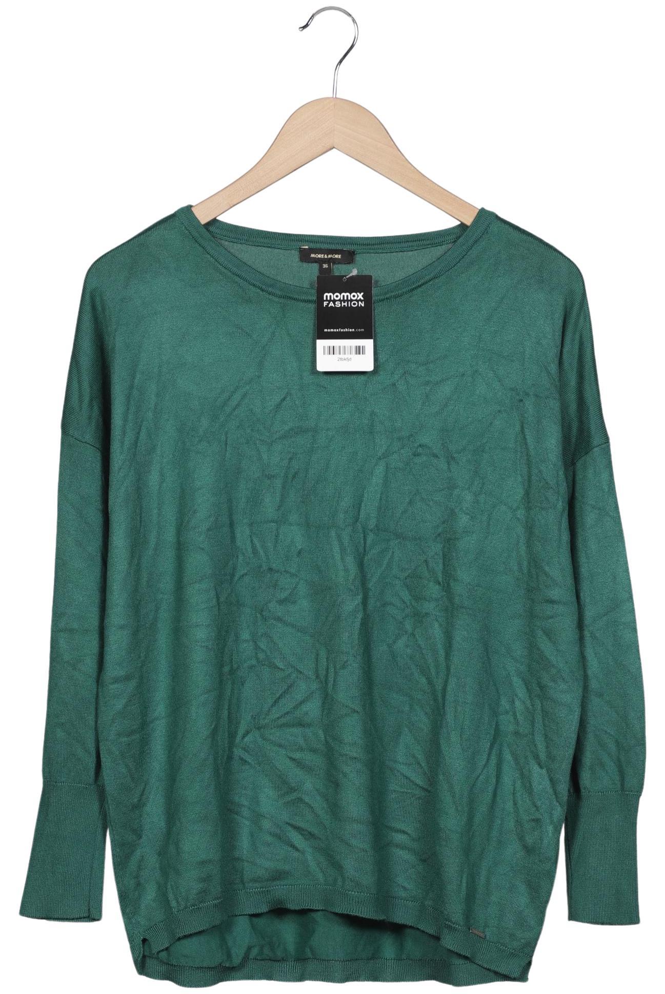 

More & More Damen Pullover, grün, Gr. 36