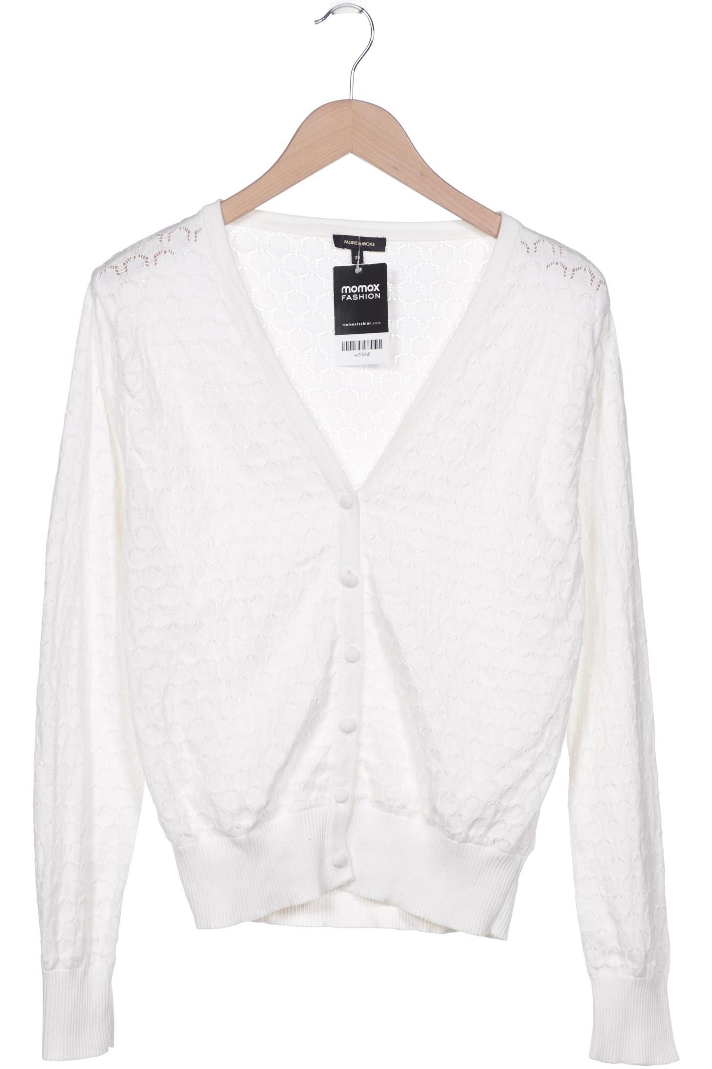 

More & More Damen Strickjacke, cremeweiß