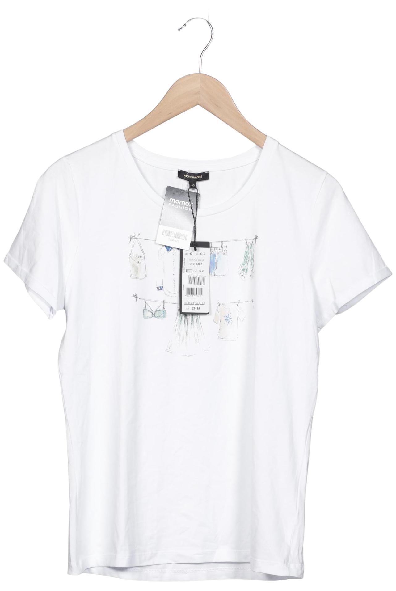 

More & More Damen T-Shirt, weiß, Gr. 40