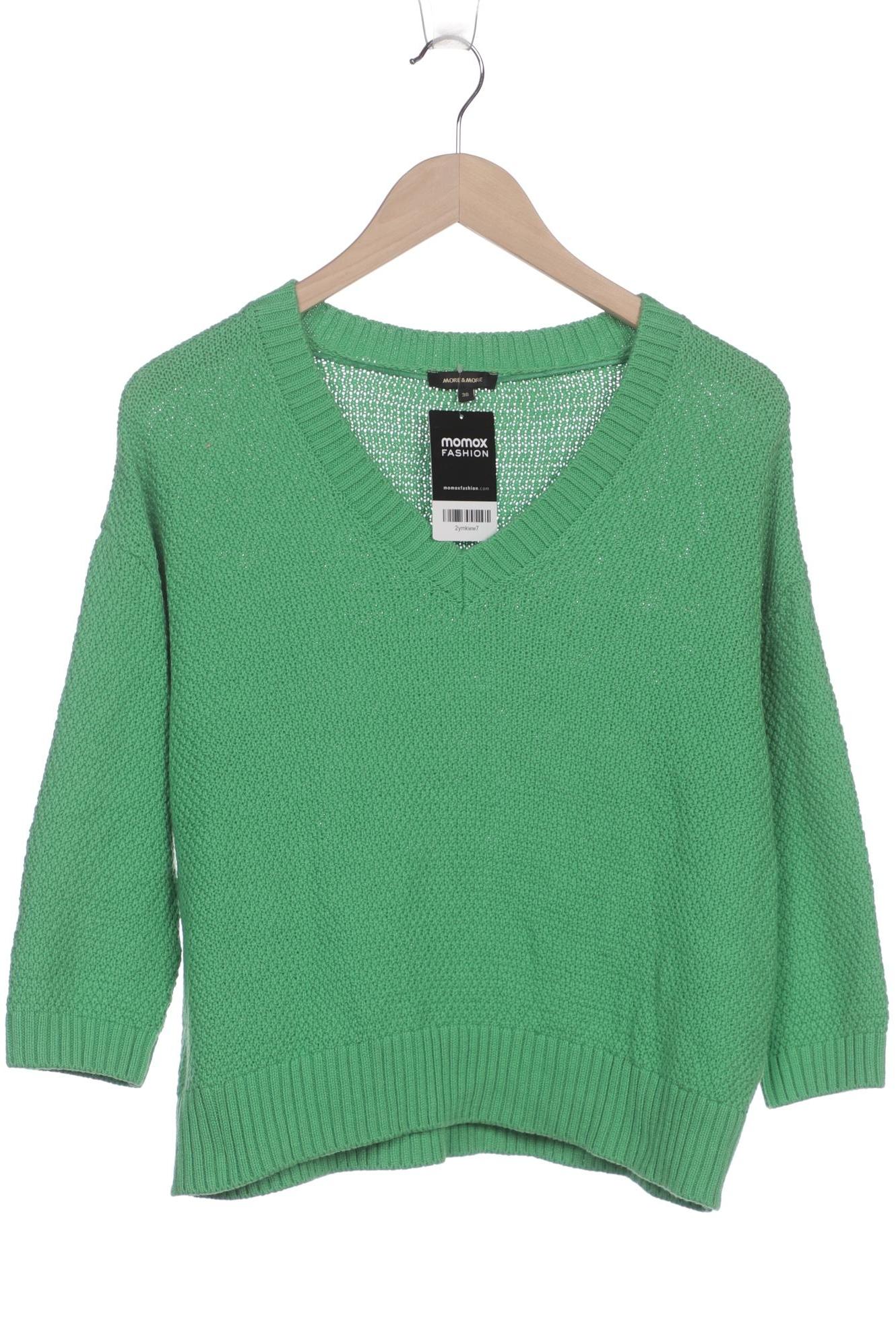 

More & More Damen Pullover, grün, Gr. 36