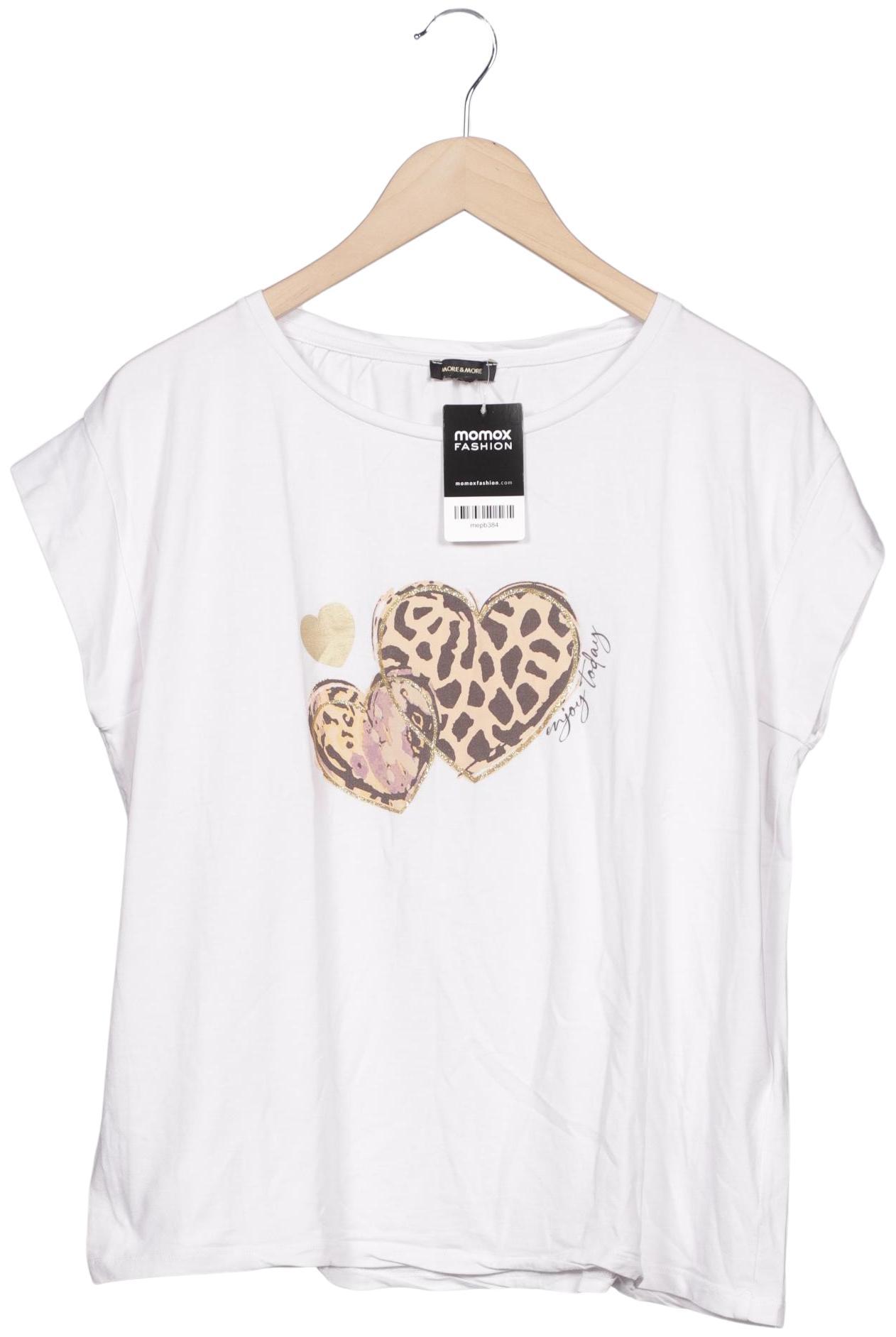 

More & More Damen T-Shirt, weiß, Gr. 44