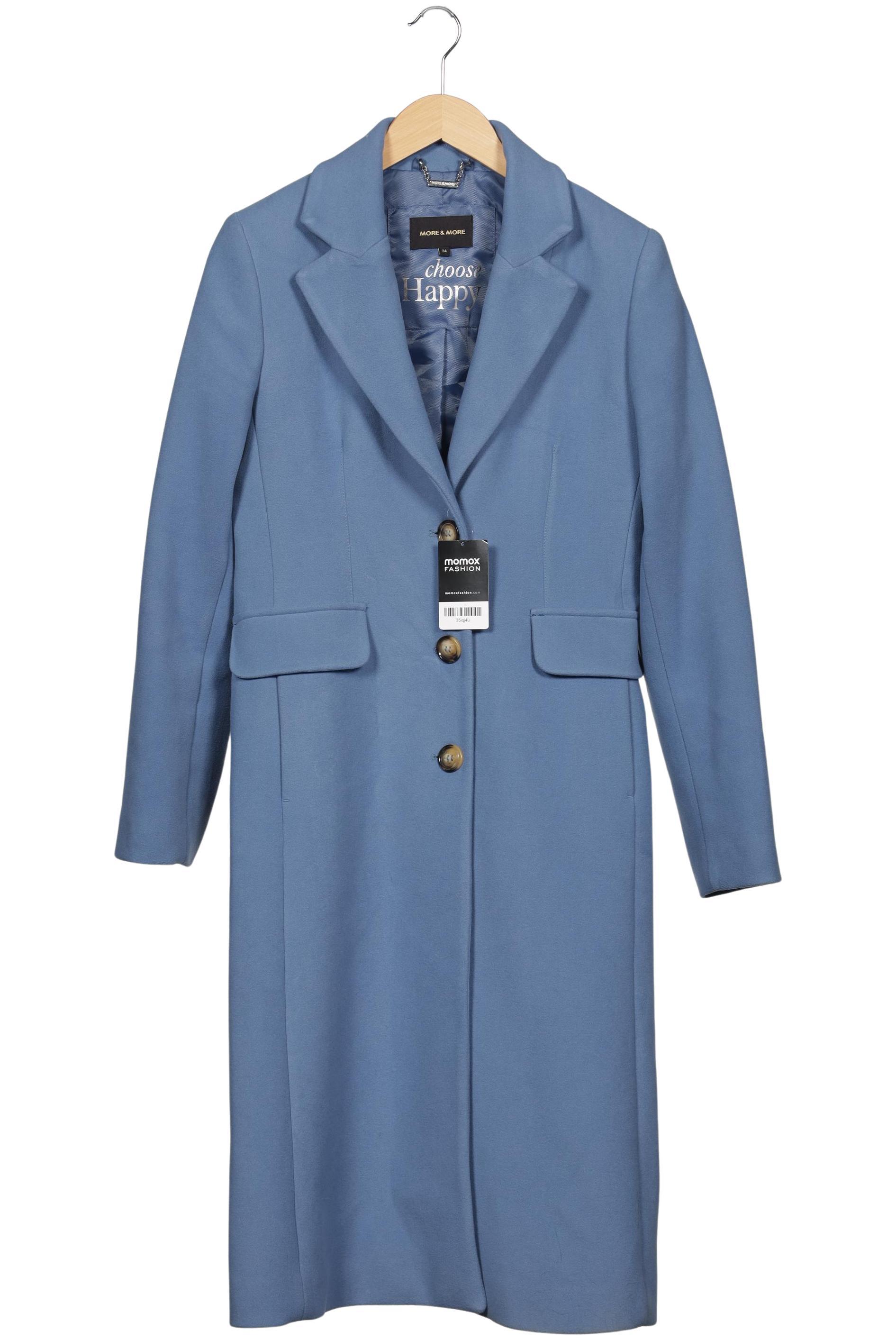 

More & More Damen Mantel, hellblau, Gr. 34