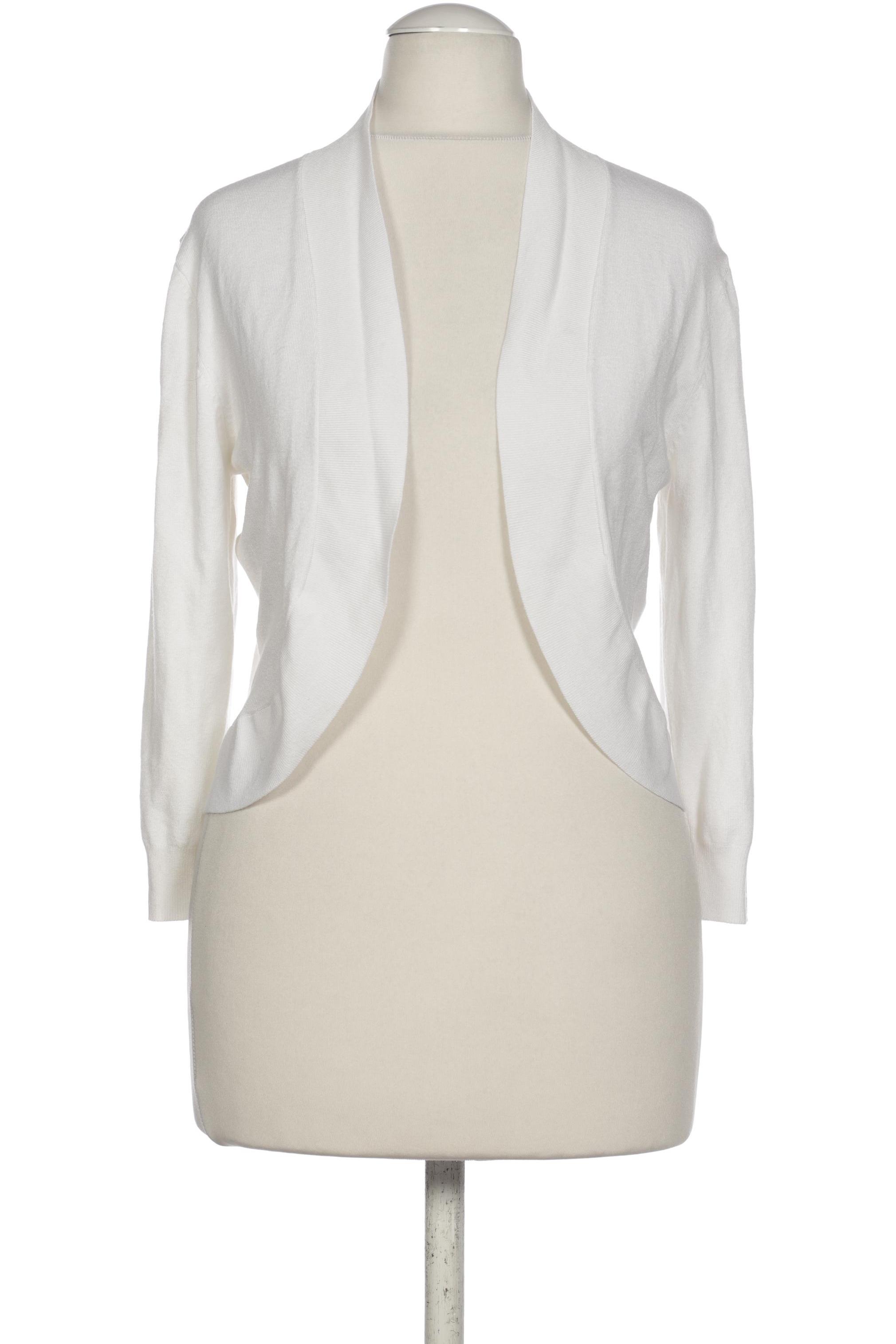 

More & More Damen Strickjacke, weiß, Gr. 34