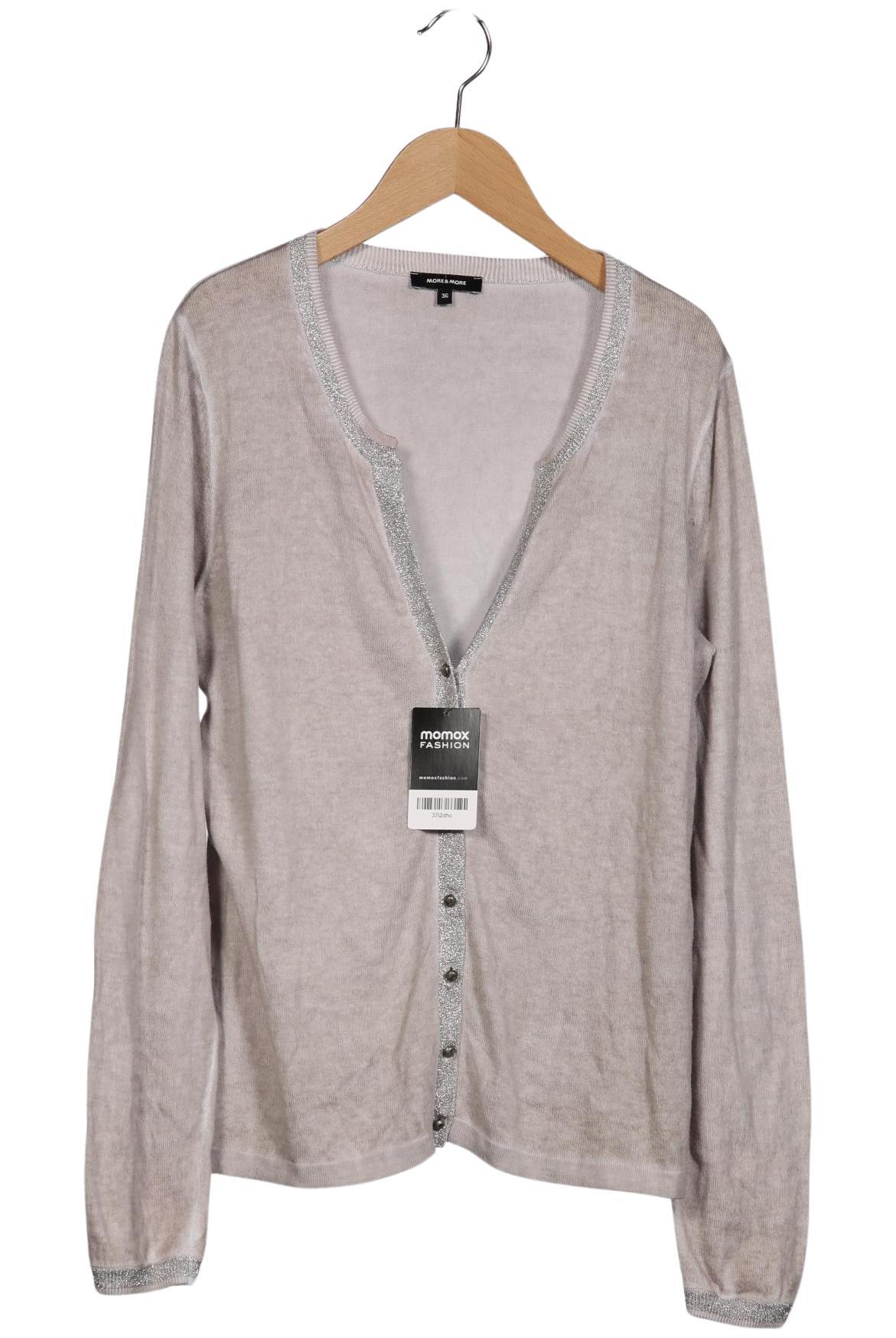 

More & More Damen Strickjacke, grau, Gr. 36