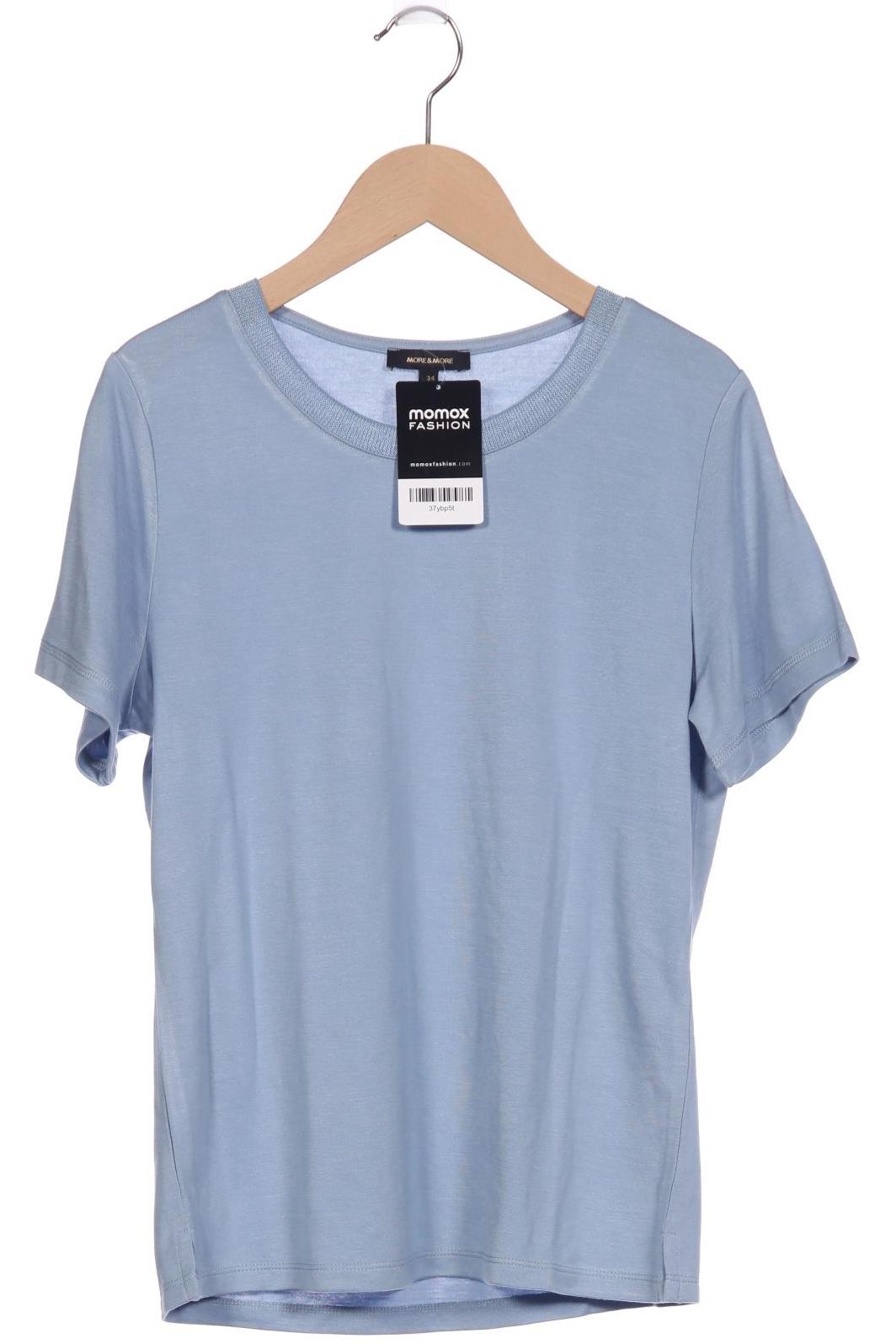 

More & More Damen T-Shirt, blau, Gr. 34