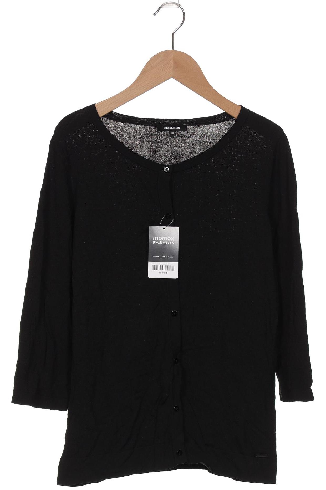 

More & More Damen Strickjacke, schwarz, Gr. 38