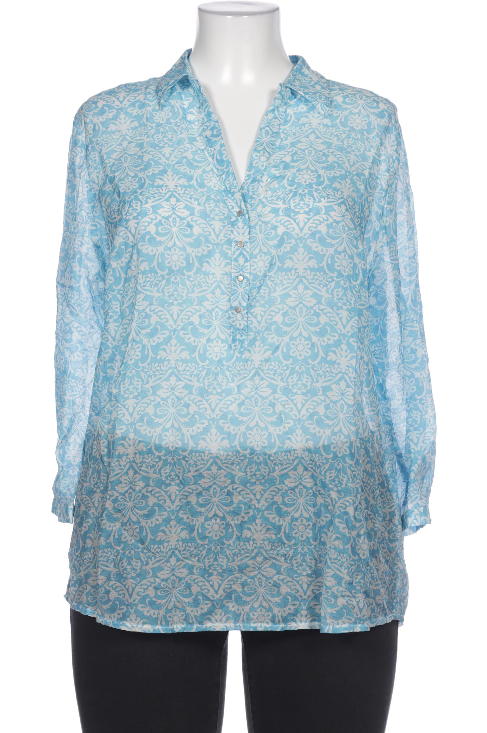 

More & More Damen Bluse, blau, Gr. 42