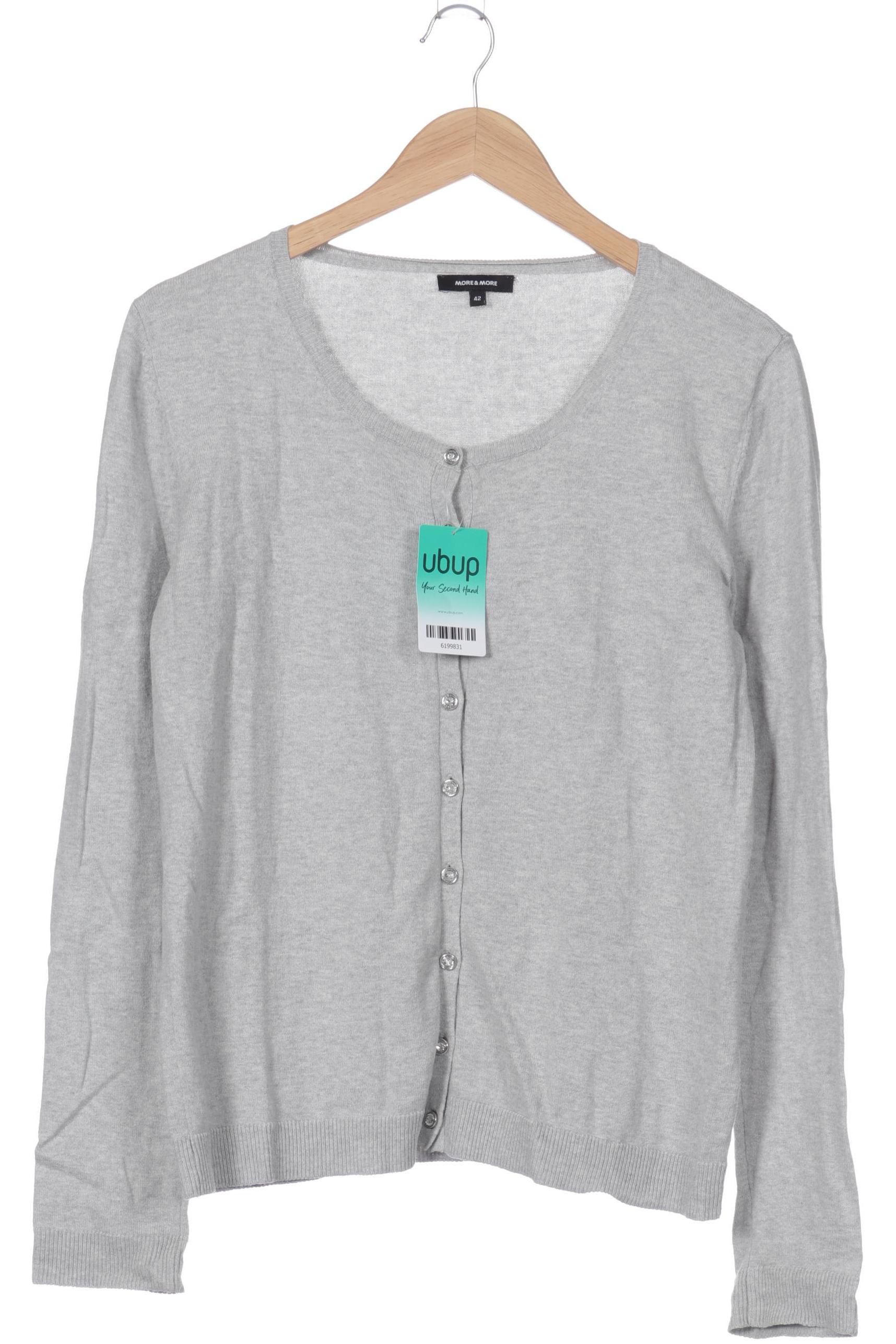 

More & More Damen Strickjacke, grau, Gr. 42