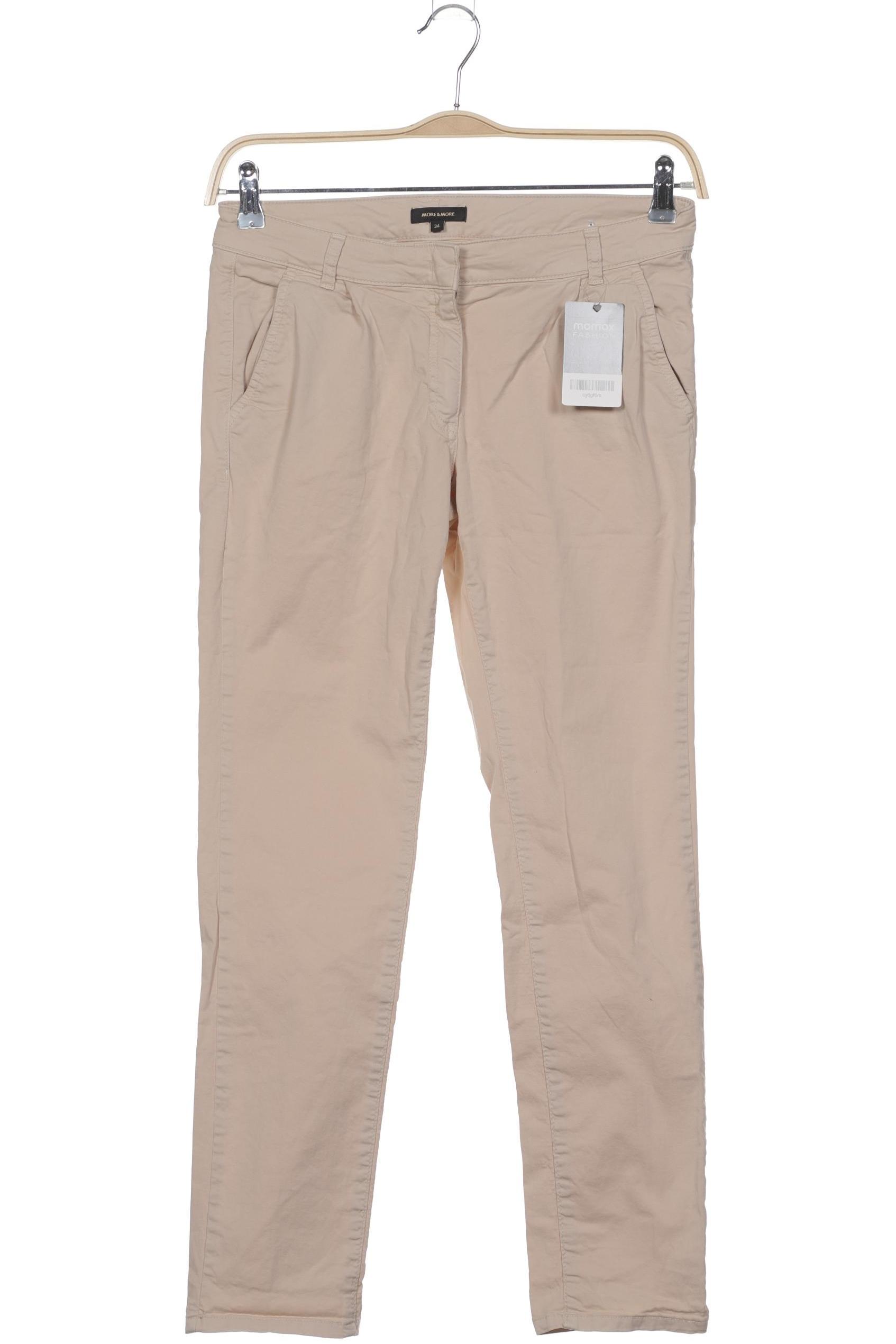 

More & More Damen Stoffhose, beige, Gr. 34