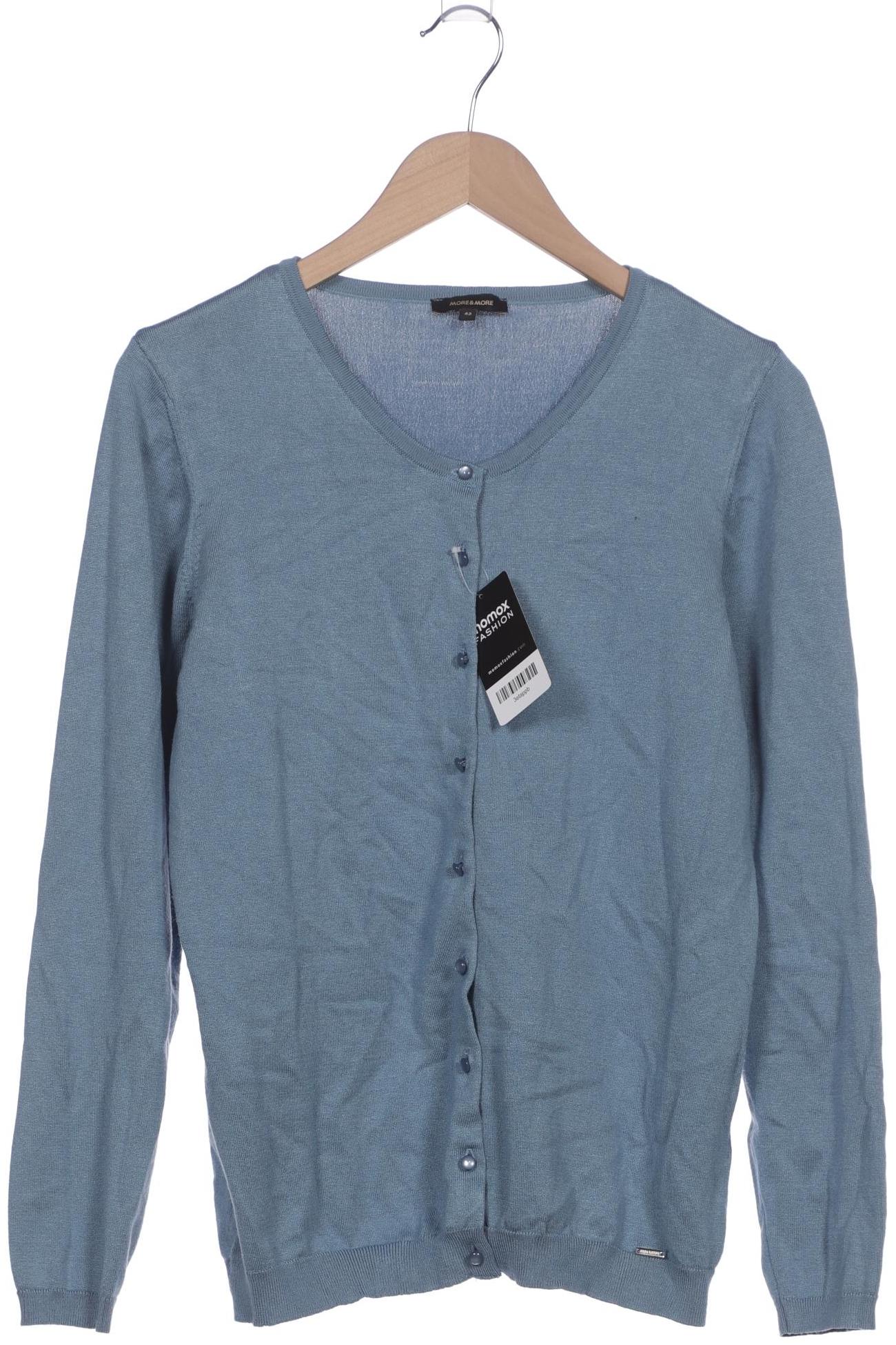 

More & More Damen Strickjacke, blau, Gr. 42