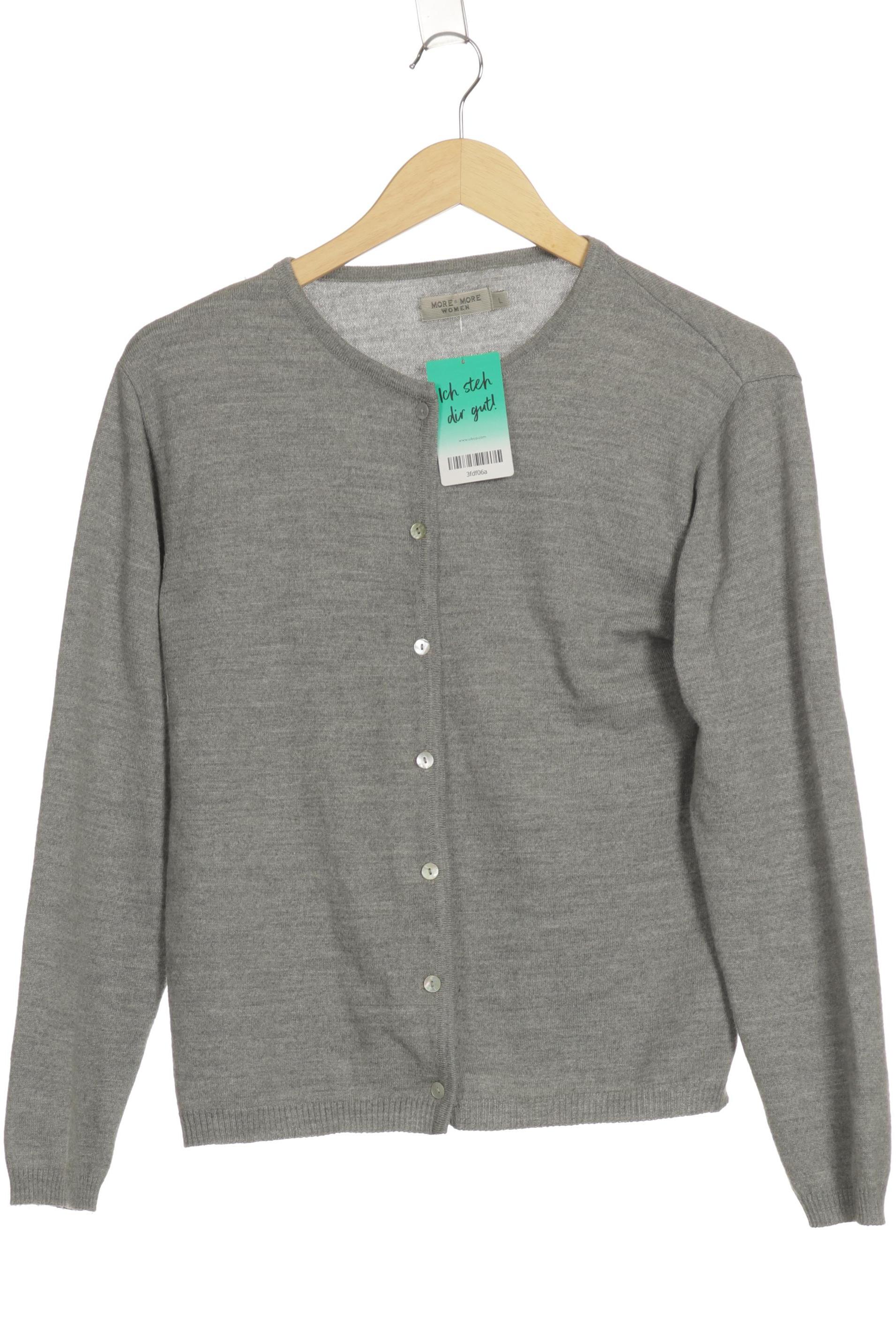 

More & More Damen Strickjacke, grau, Gr. 42