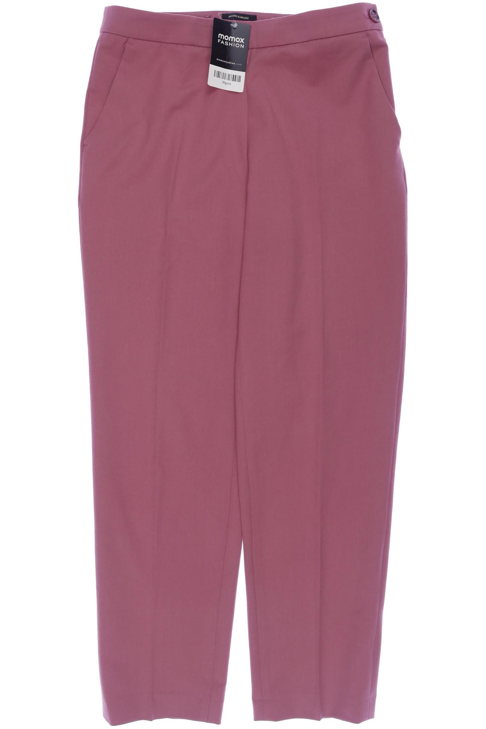 

More & More Damen Stoffhose, pink, Gr. 36