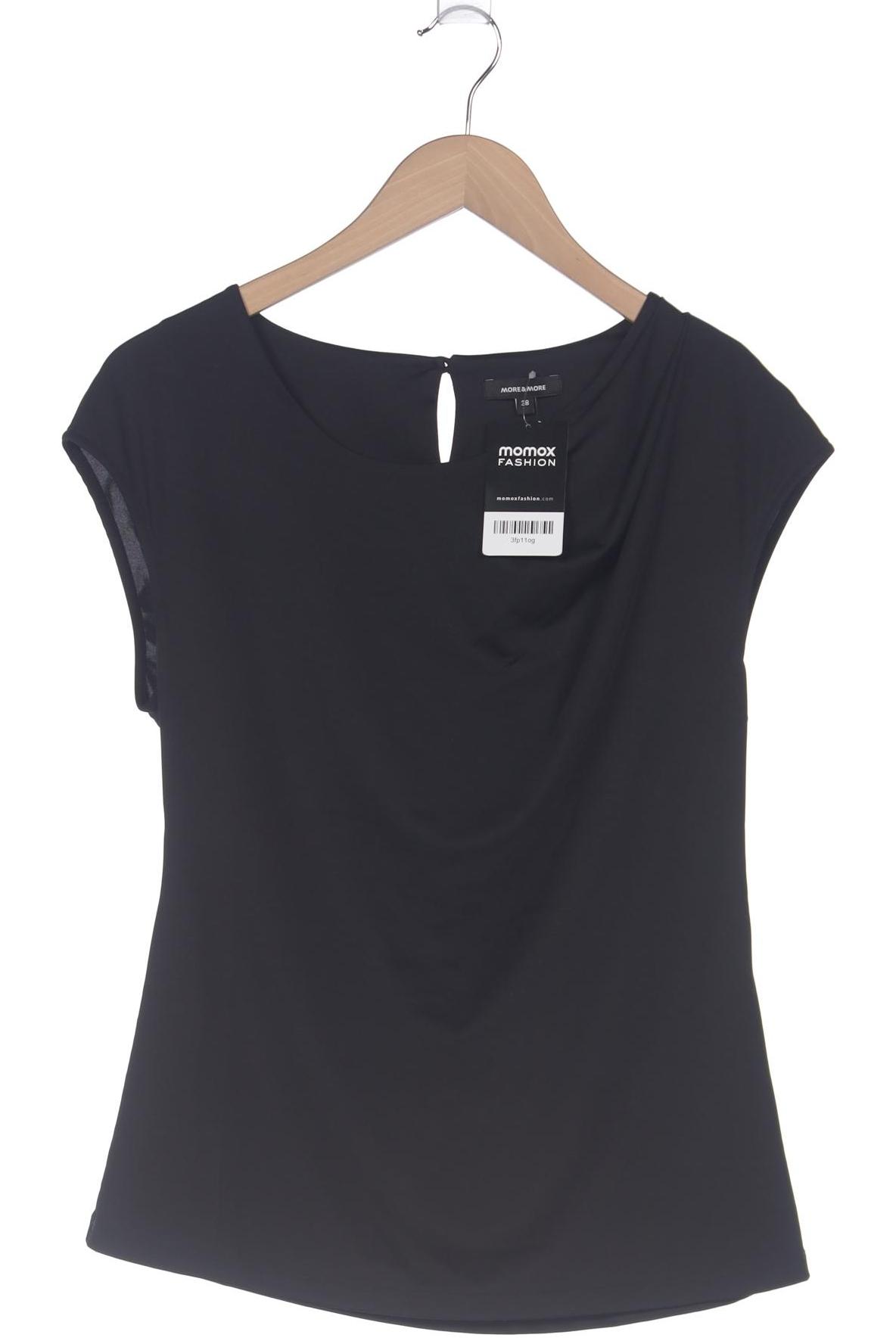 

More & More Damen Top, schwarz, Gr. 38