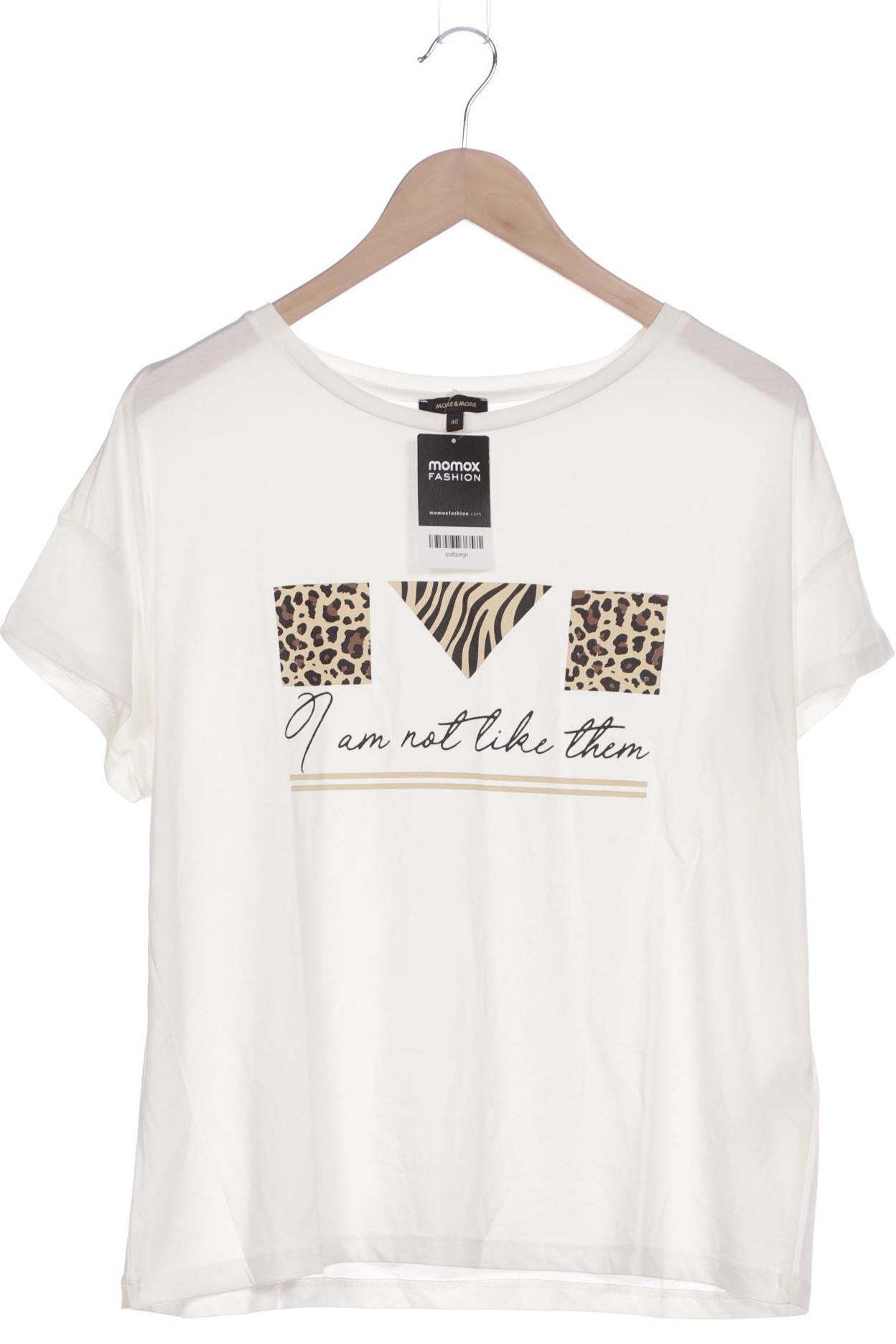 

More & More Damen T-Shirt, weiß, Gr. 40