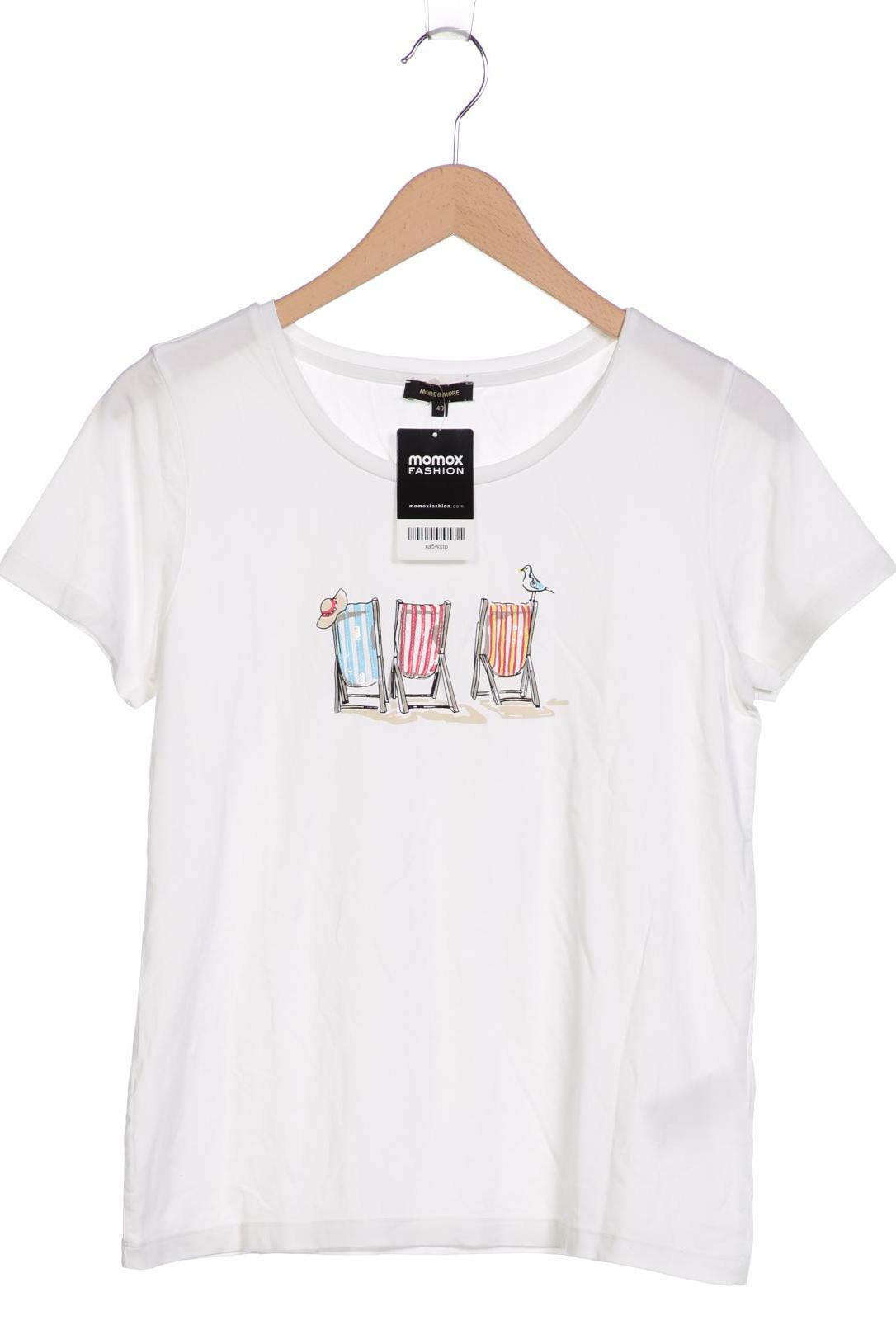 

More & More Damen T-Shirt, weiß, Gr. 40