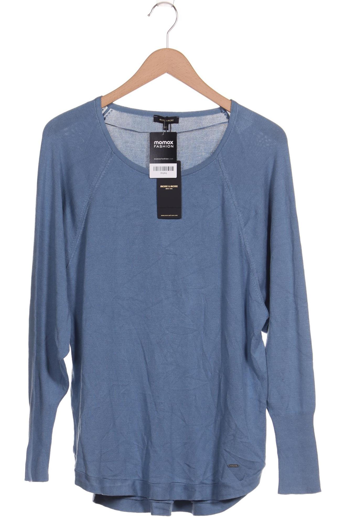 

More & More Damen Pullover, blau, Gr. 46