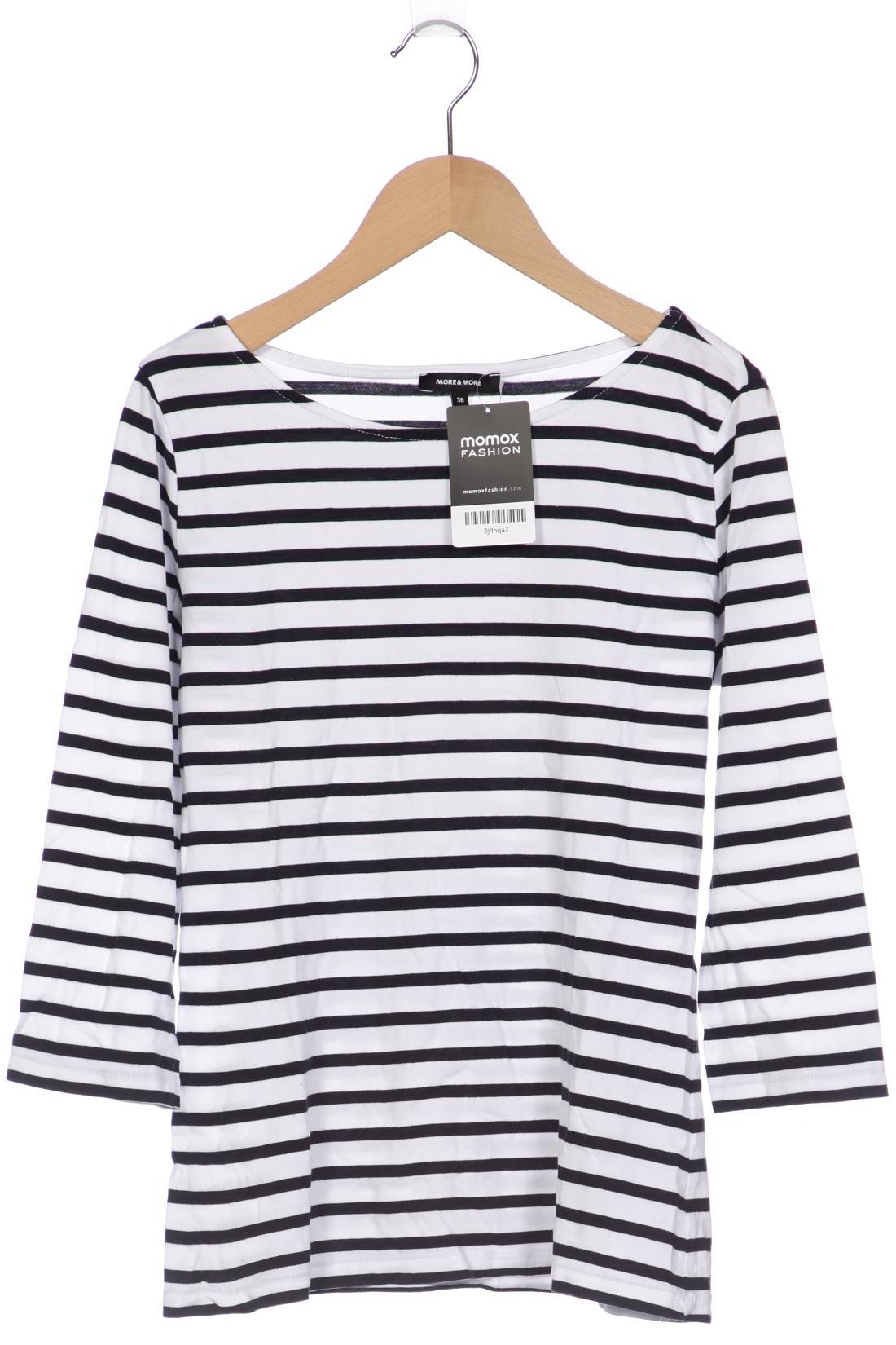 

More & More Damen Langarmshirt, weiß, Gr. 38