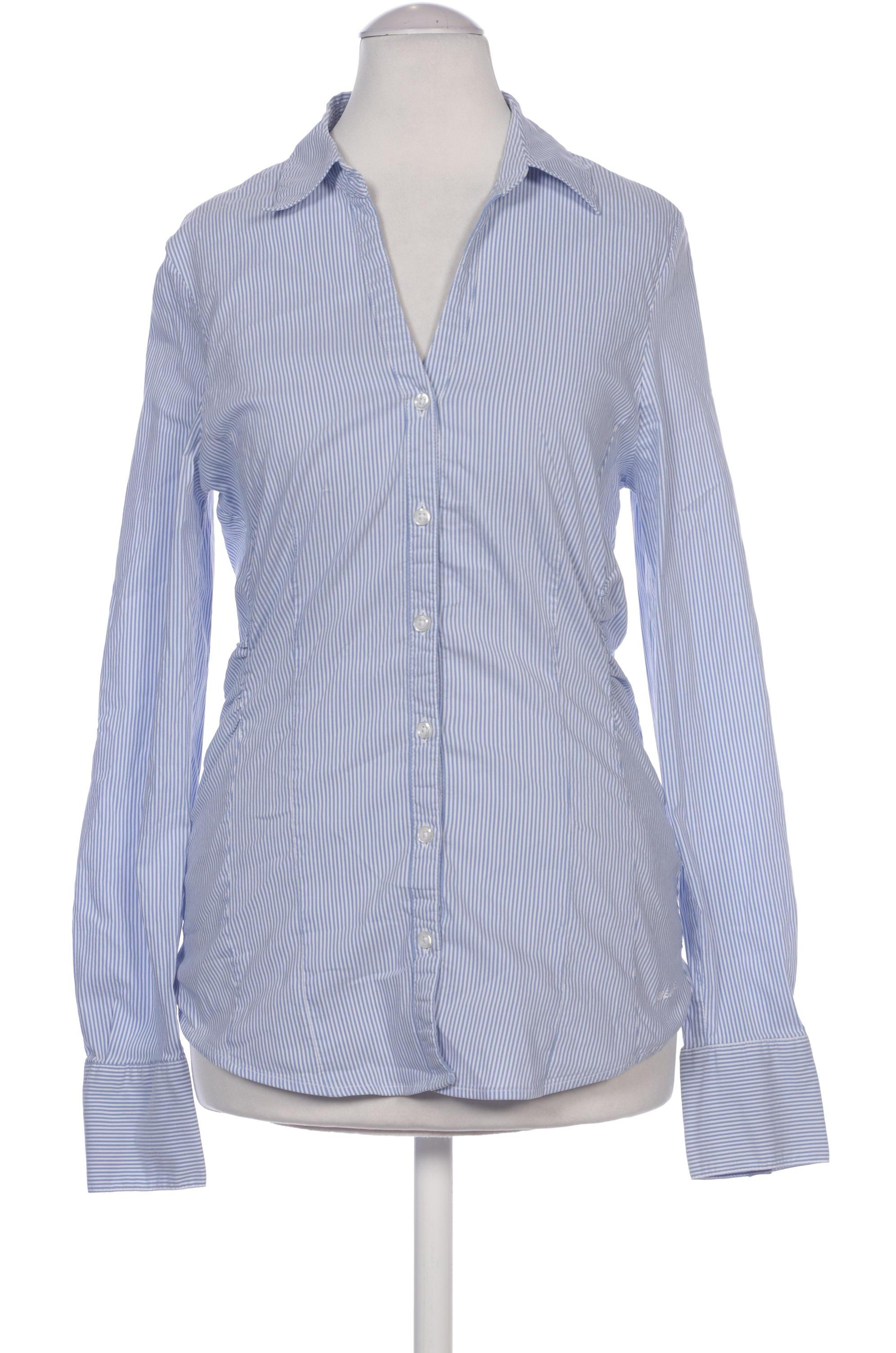 

More & More Damen Bluse, blau, Gr. 36