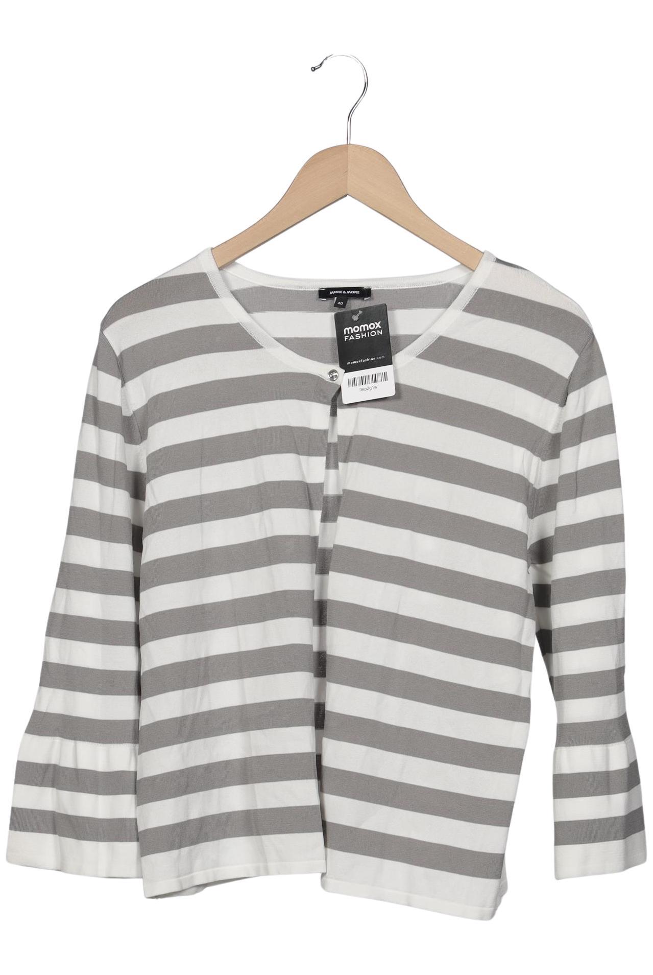 

More & More Damen Strickjacke, grau, Gr. 40