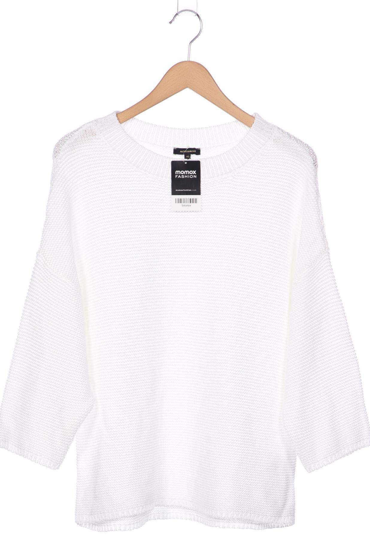

More & More Damen Pullover, weiß, Gr. 40