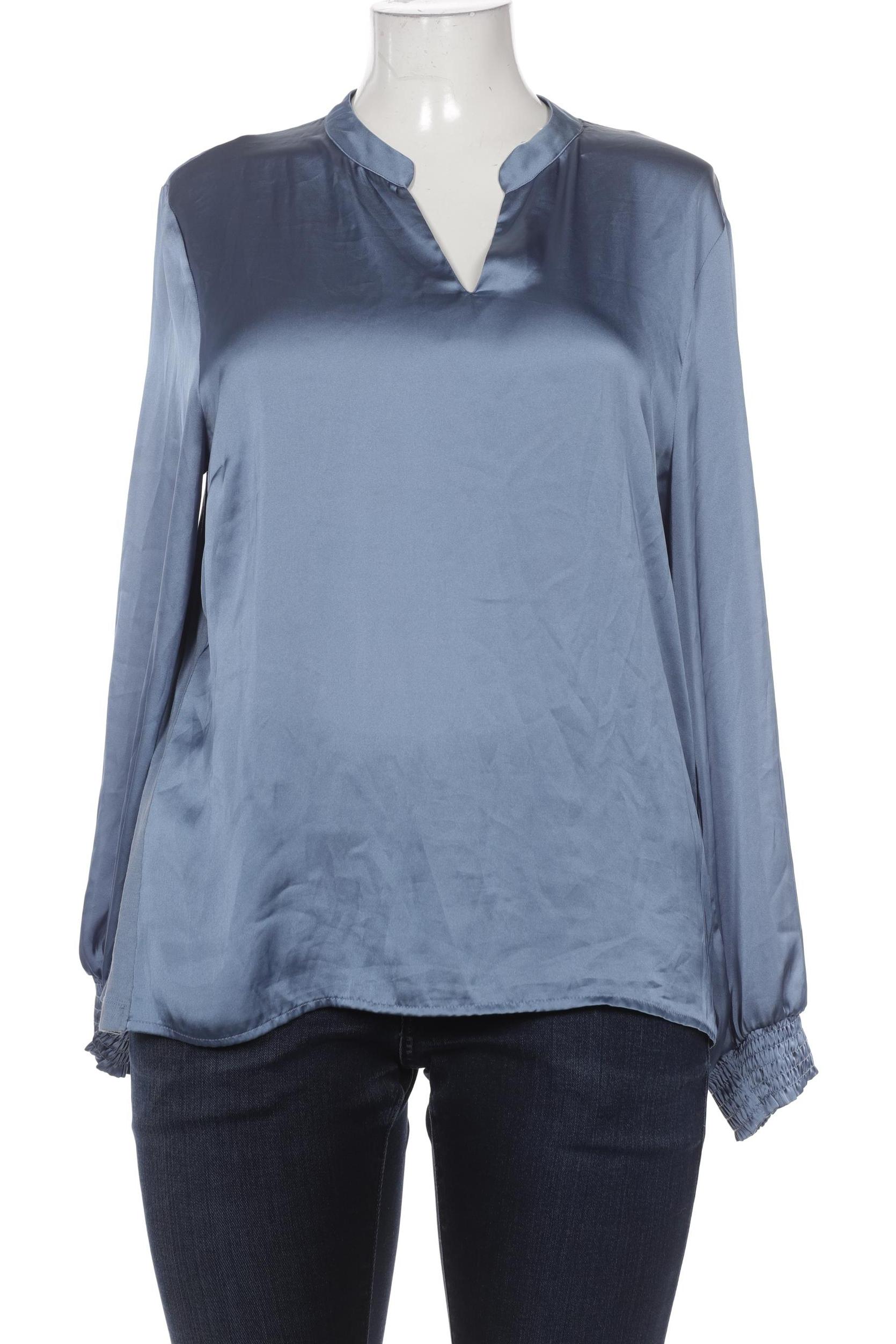 

More & More Damen Bluse, blau, Gr. 44