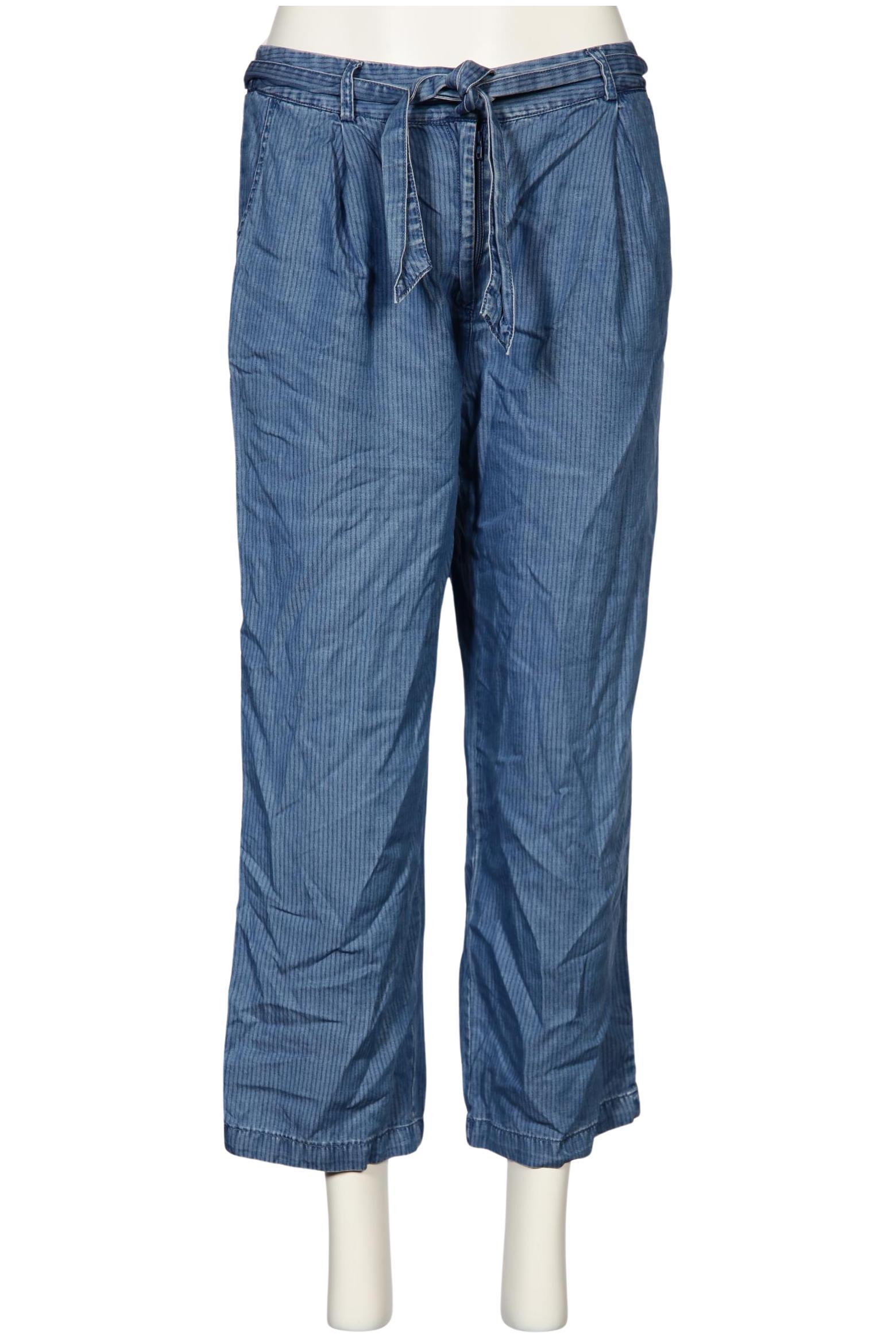 

More & More Damen Stoffhose, blau, Gr. 40