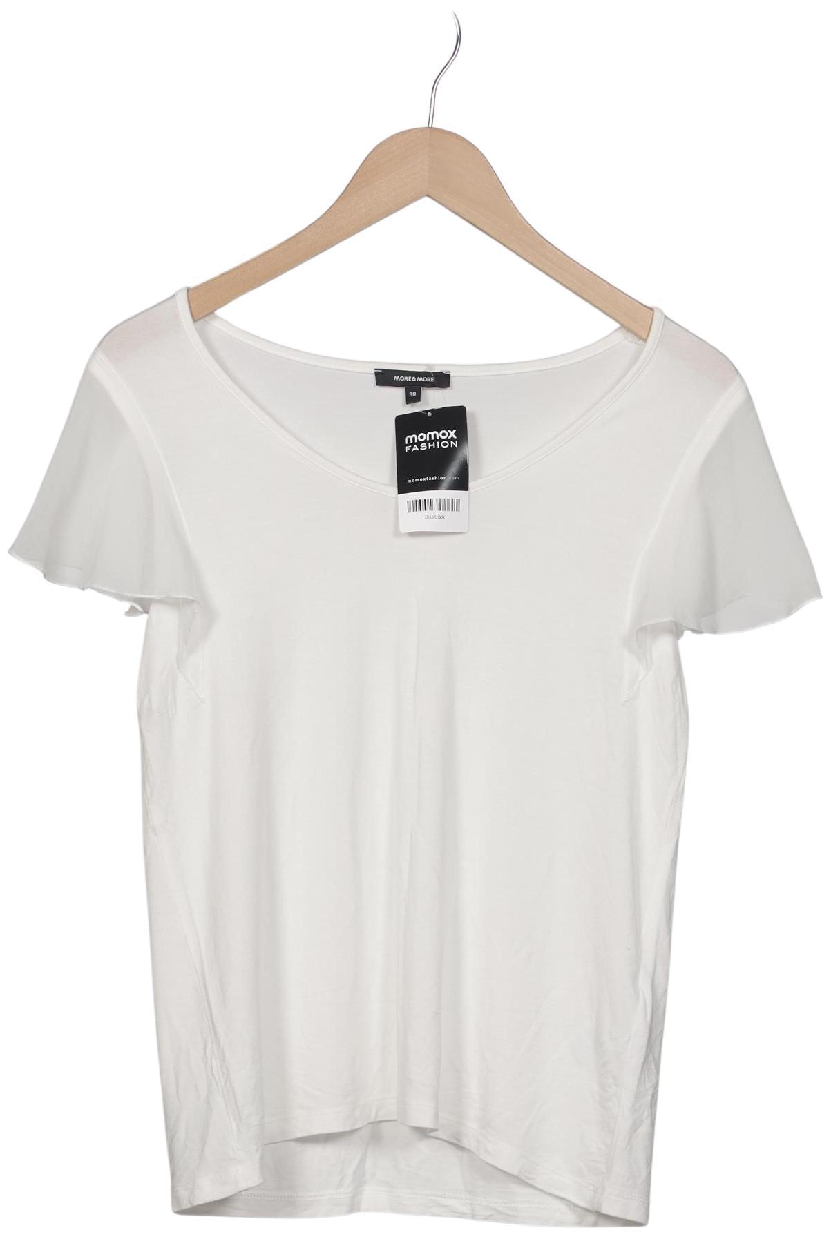

More & More Damen T-Shirt, weiß, Gr. 38